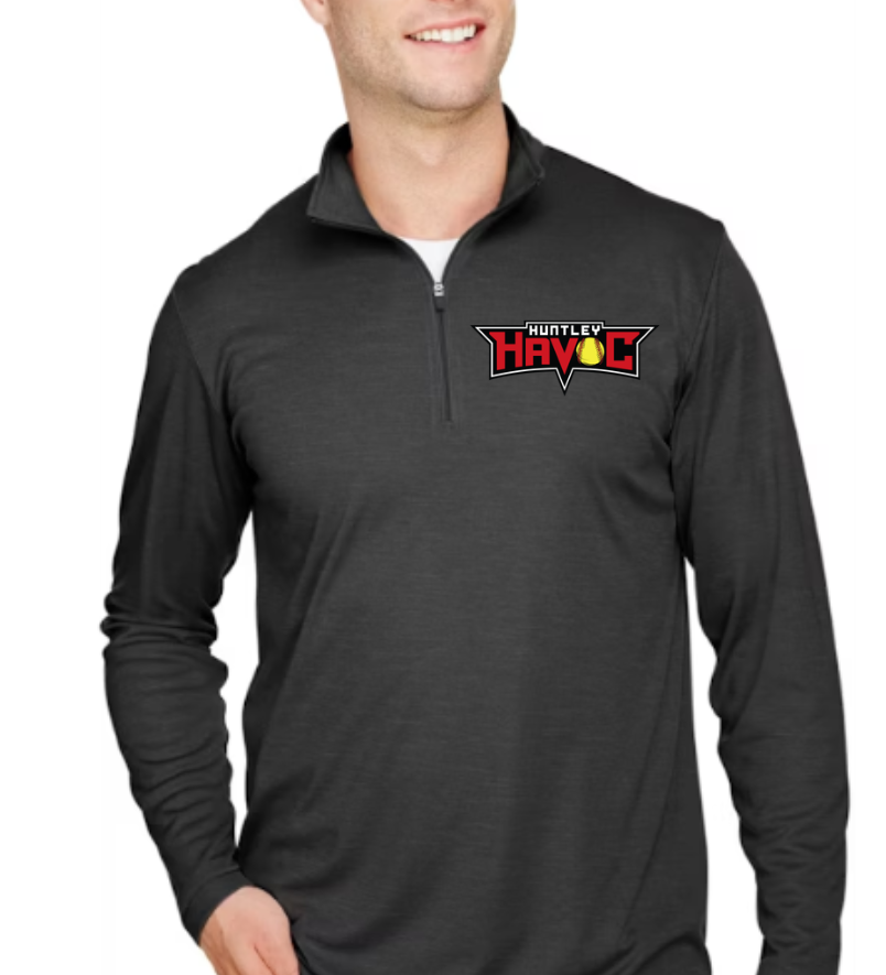 Havoc Quarter Zip Black Mock.png