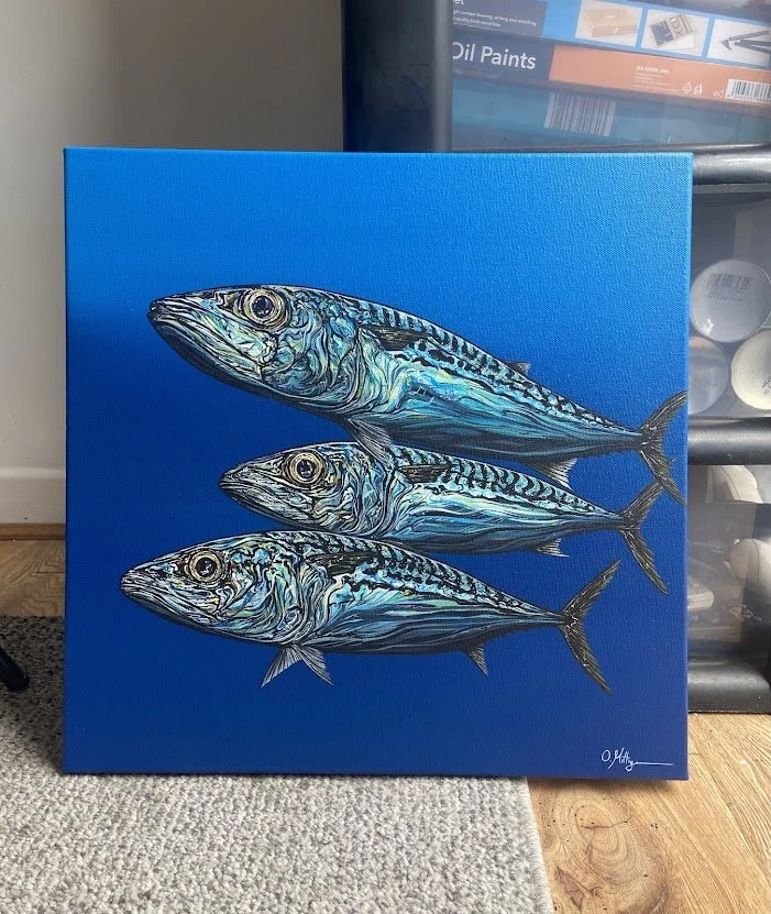 Three Mackerel (sold)