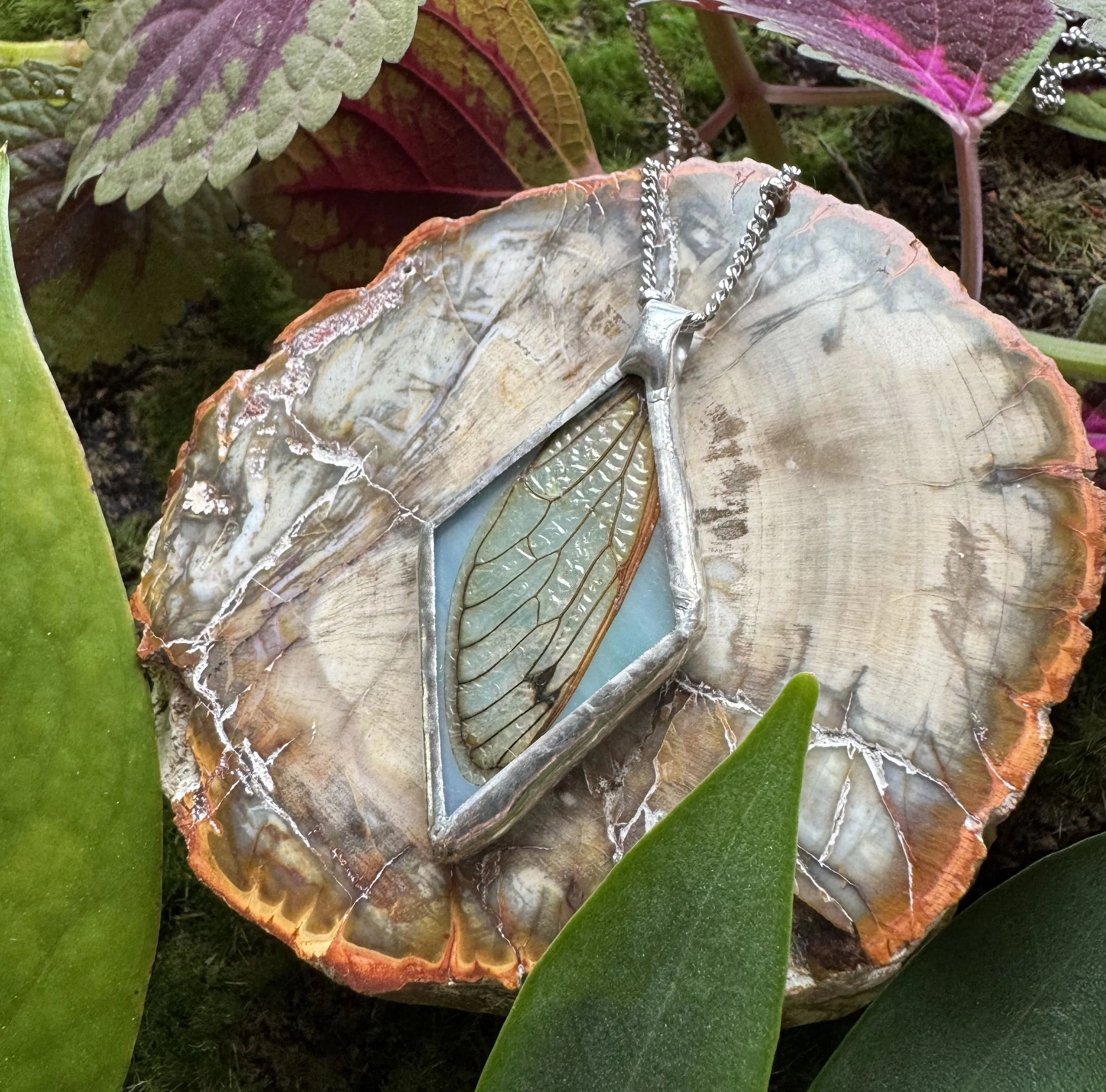 Cicada Wing Necklace
