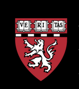 Harvard University shield logo with lion and "Veritas" inscription