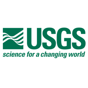 USGS logo with waves and tagline "science for a changing world."