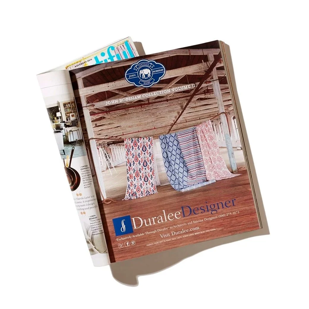 Collaboration between John Robshaw Textiles & Duralee