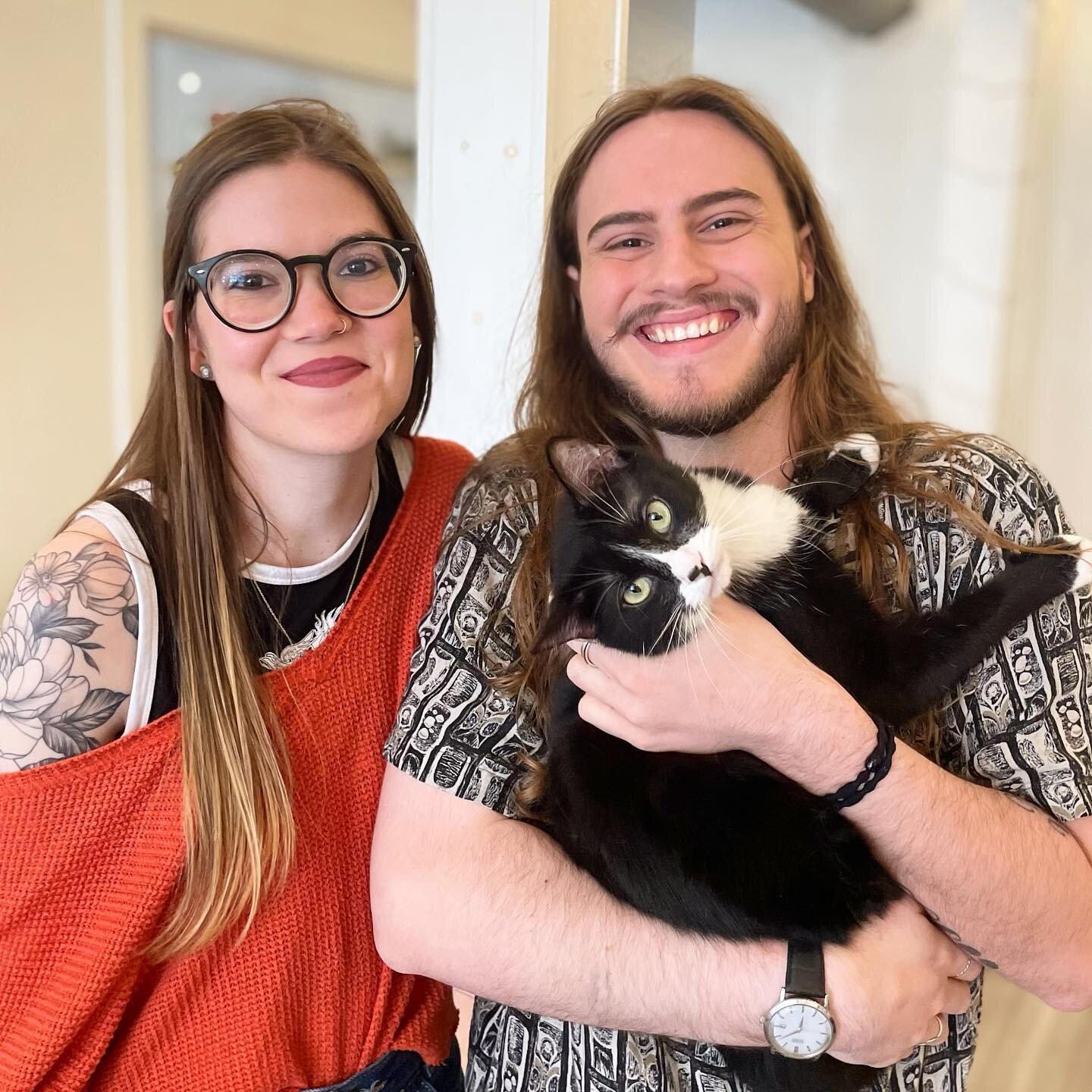 After nearly 3 months at the cafe, everyone&rsquo;s favorite little troublemaker finally found her forever home!!! 😹❤️

Tracy is officially off to live her best life with the most wonderful parents AND a new tabby sibling to play and cuddle with! We