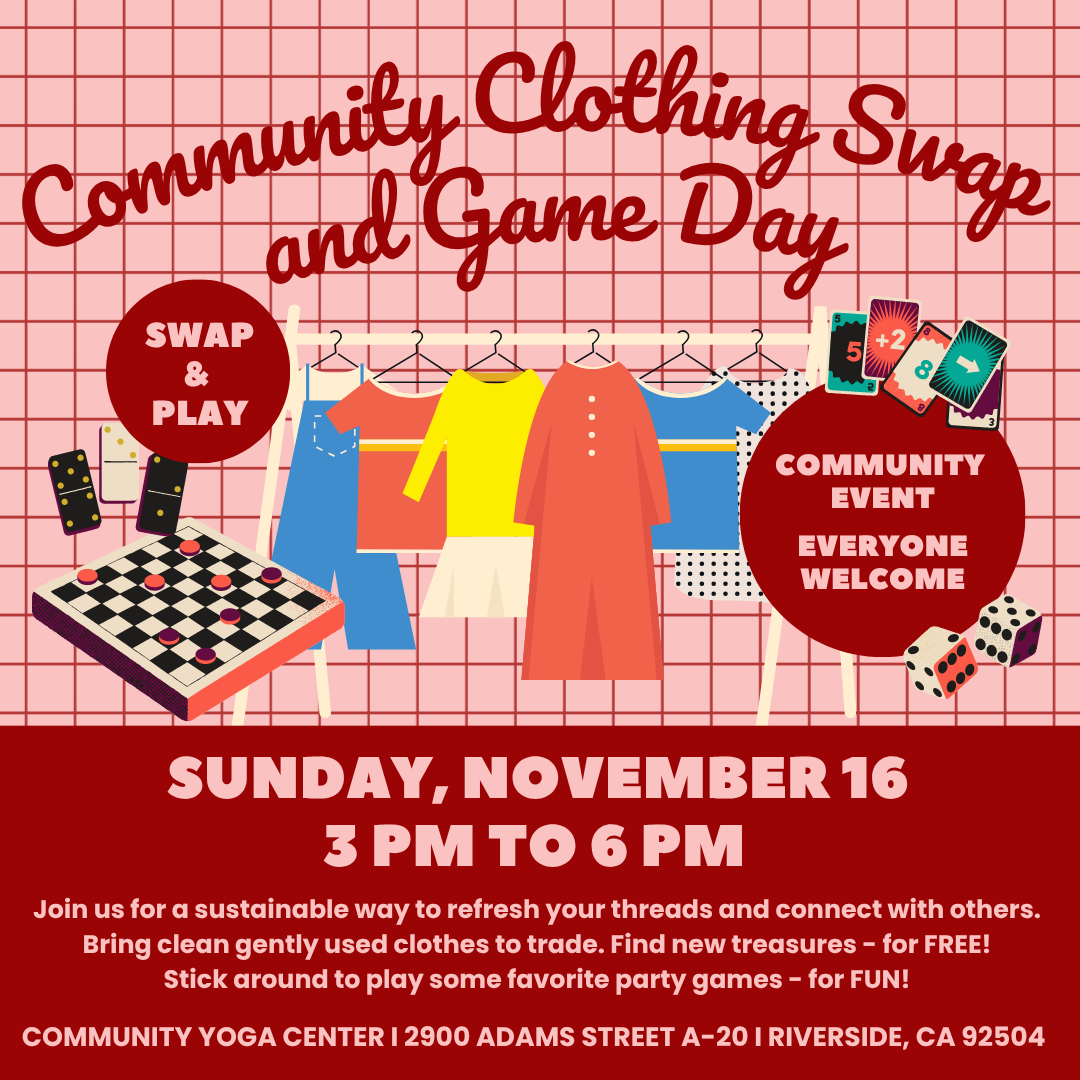 COMMUNITY CLOTHING SWAP &amp; GAME NIGHT