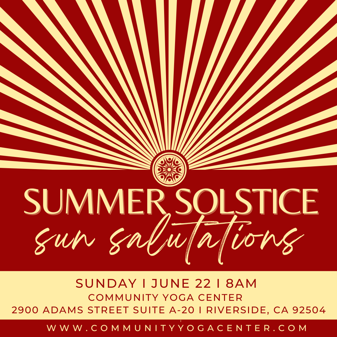 Summer Solstice Sun Salutations with Kristin - Soundbath with Mike