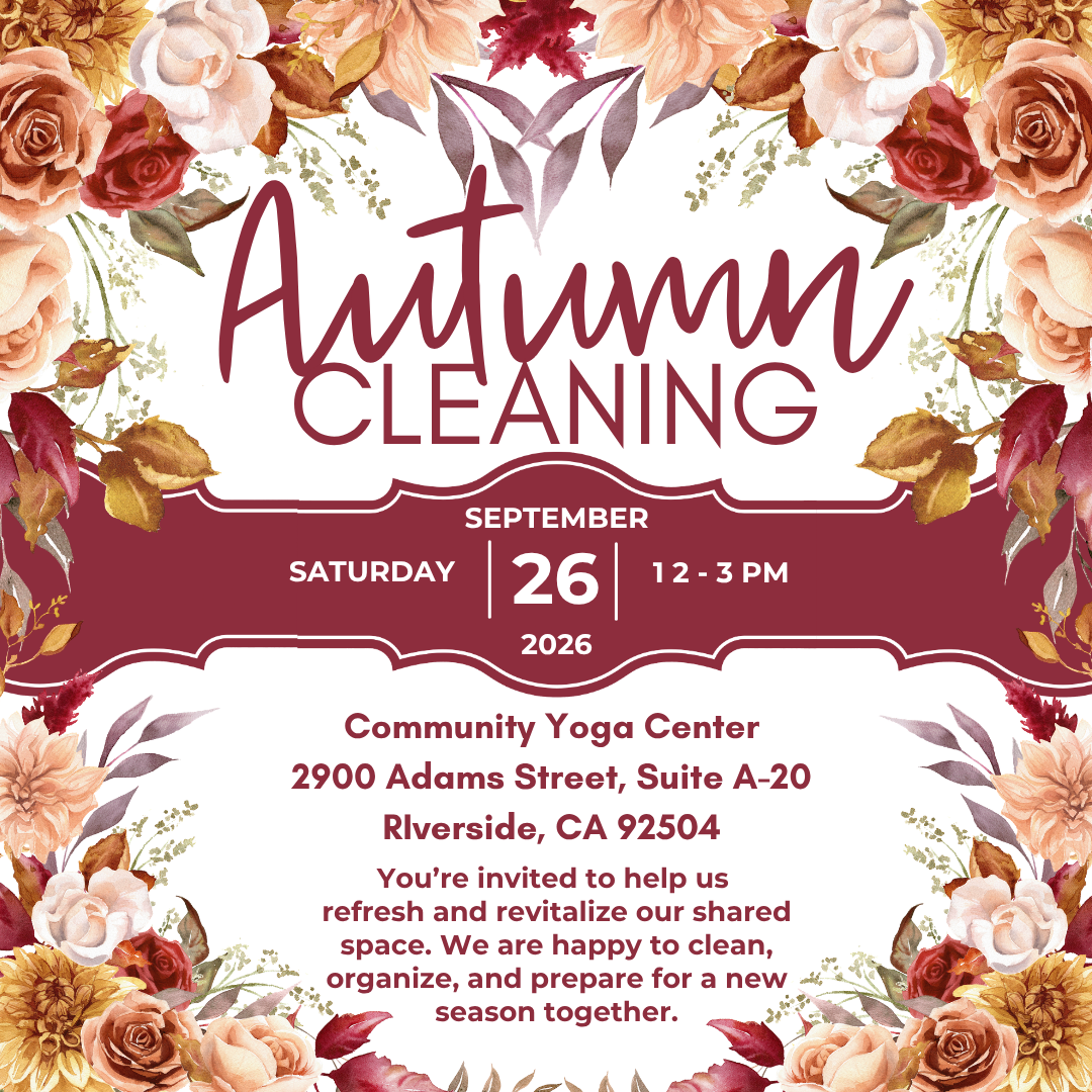 Autumn Cleaning 