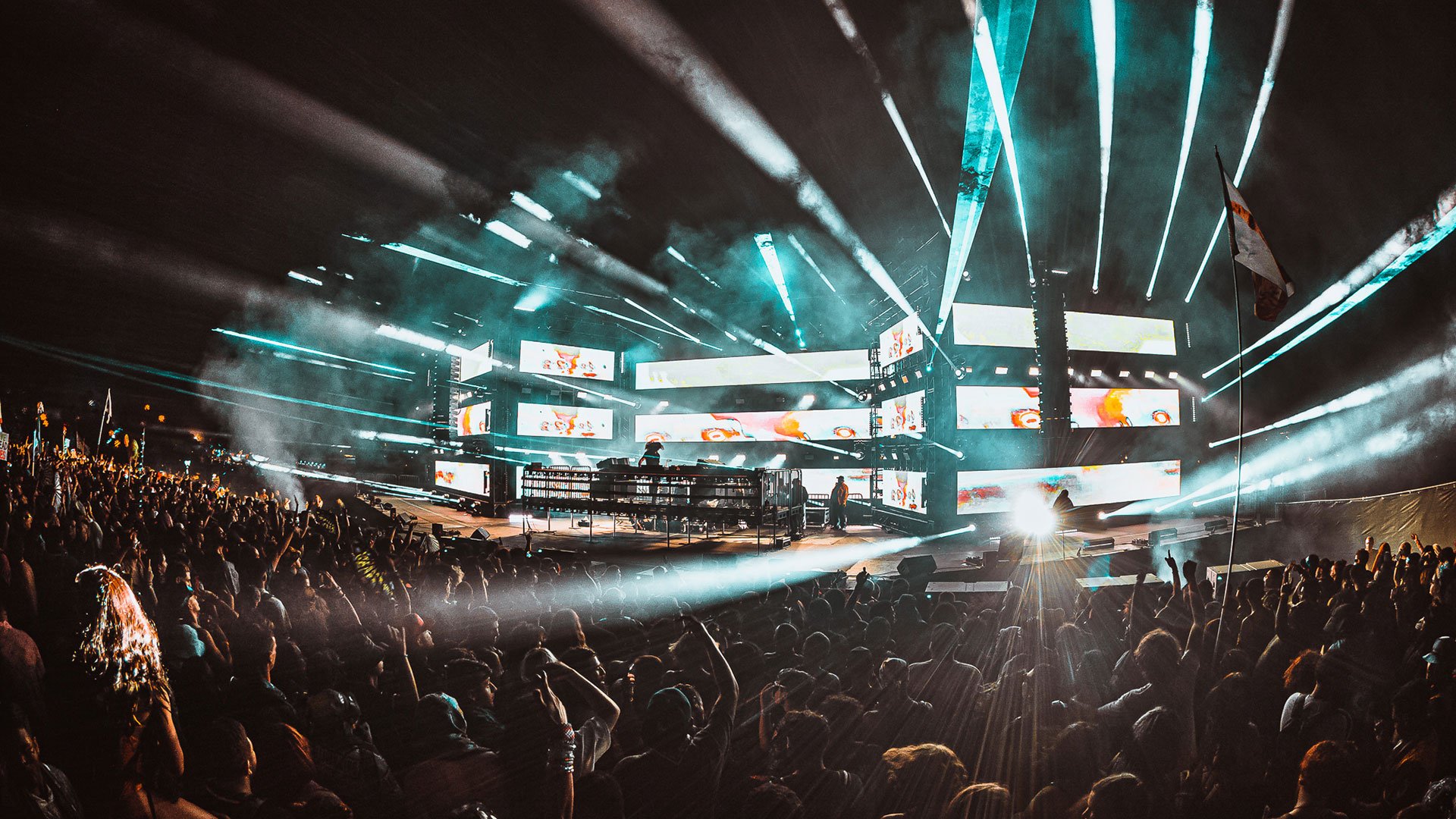 Nocturnal Wonderland 2022 at Labyrinth Stage, presented by Bassrush. PK Sound provided by BNE Productions