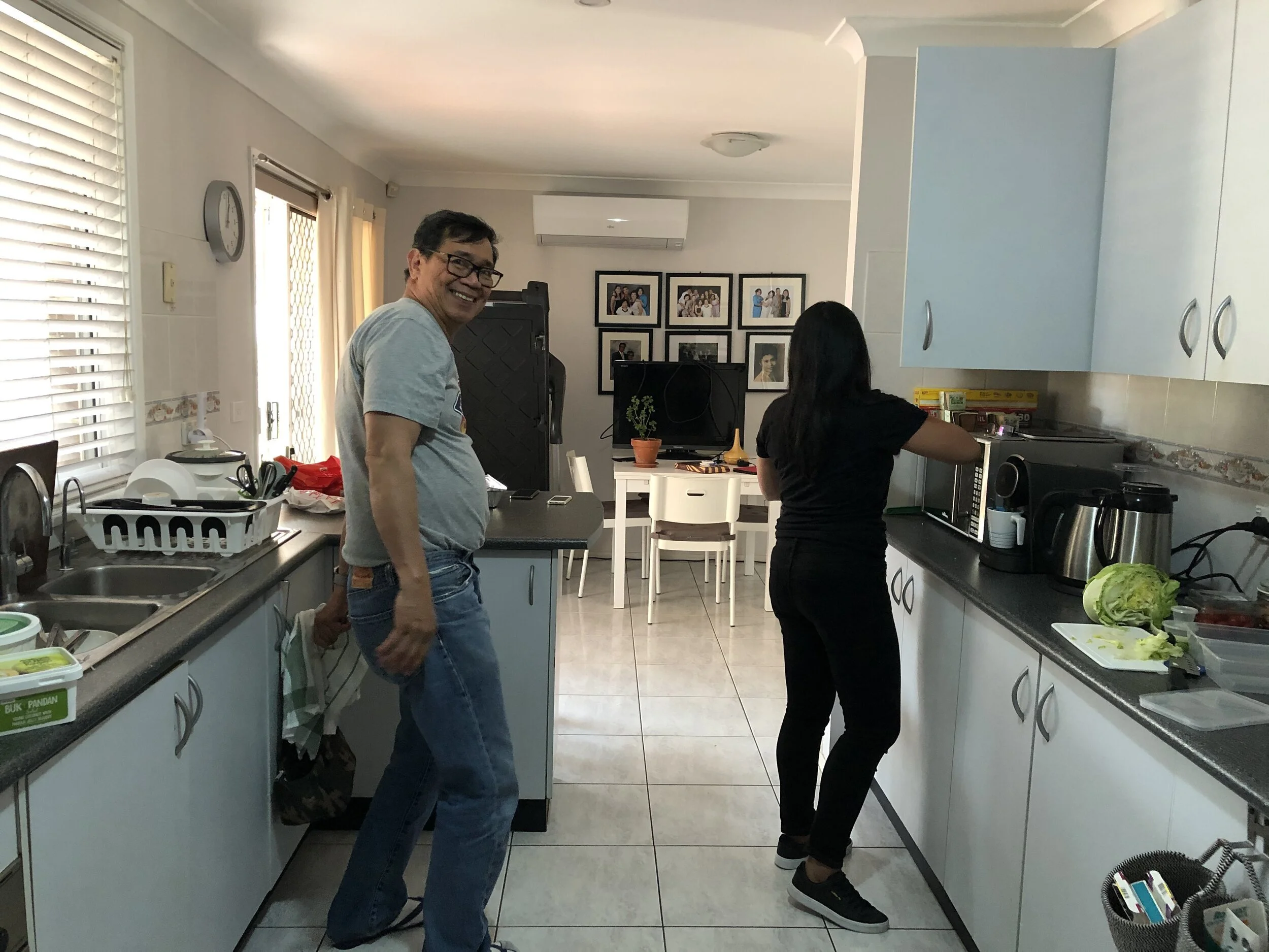 And then I saw Mum and Dad.