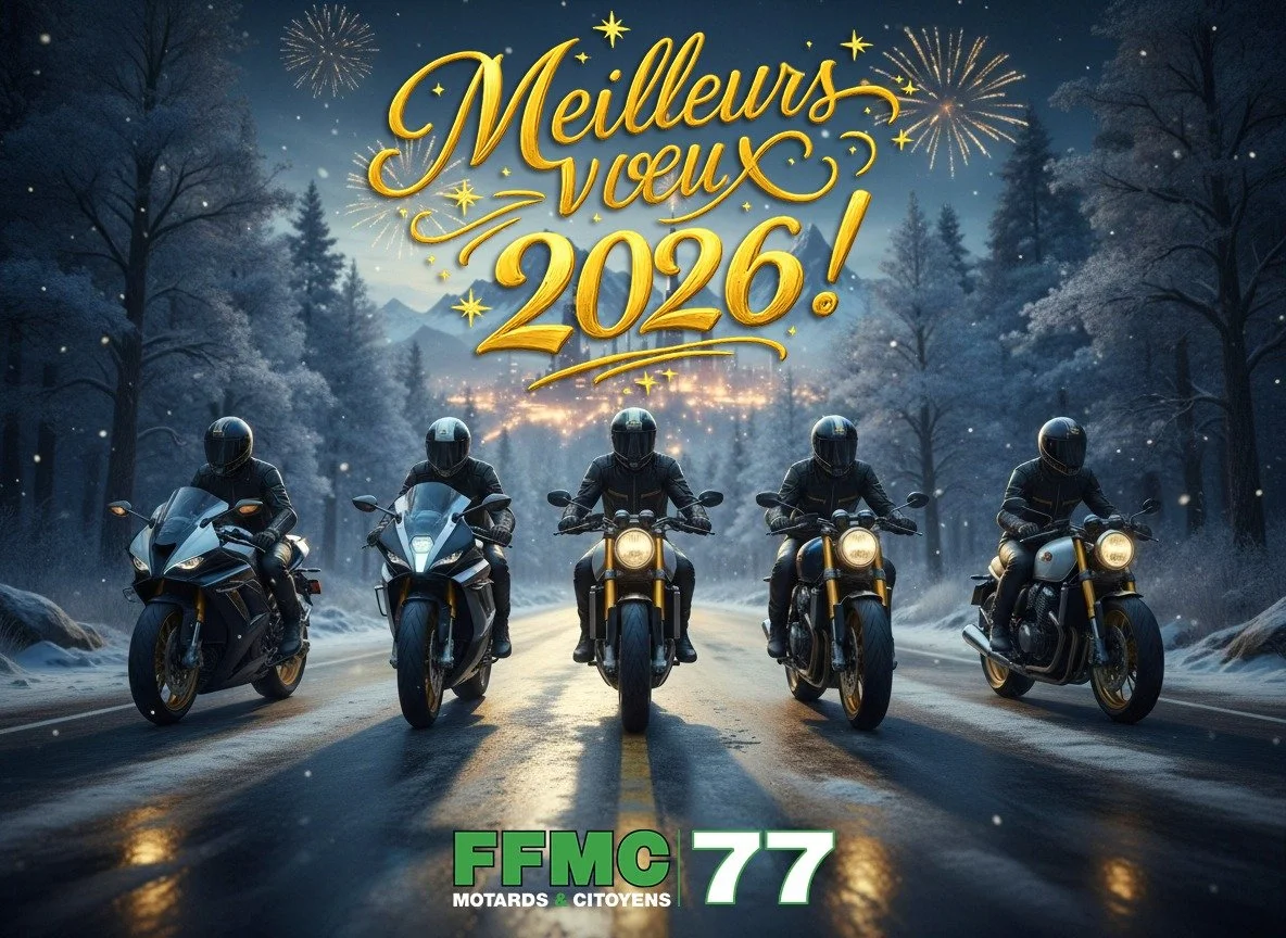 BONNE ANN&Eacute;E 2026 &agrave; tou(te)s ! 🥳

La FFMC77 vous souhaite le meilleur pour cette nouvelle ann&eacute;e !

Nouvelle ann&eacute;e = bonnes r&eacute;solutions, alors voil&agrave; quelques id&eacute;es :
- Suivre ce compte &hearts;
- Contin
