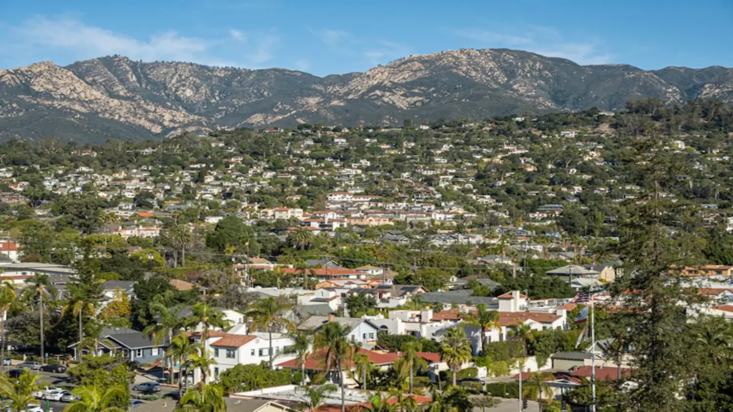 Roofing company in The Riviera, Santa Barbara, specializing in steep-slope Mediterranean tile roofs.