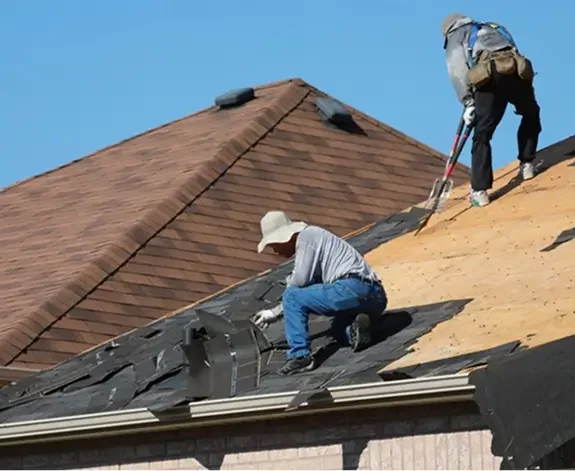 Professional roof repair and shingle restoration in Solvang, CA, featuring a full teardown and leak prevention for valley homes.