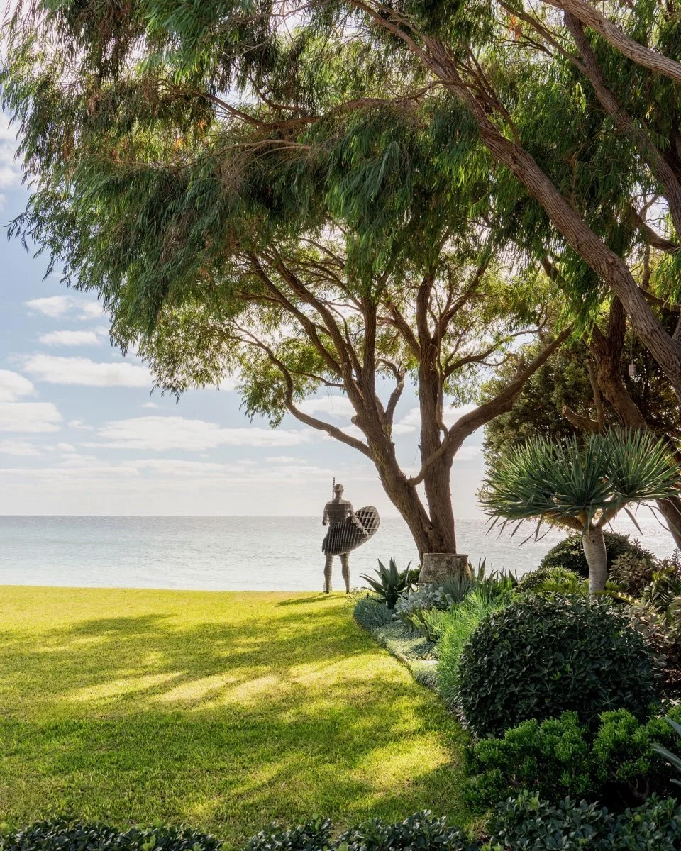 Outlook from a clients retreat in the South West region in WA 
Art: @april_pine 
Photography: www.anothercreative.studio