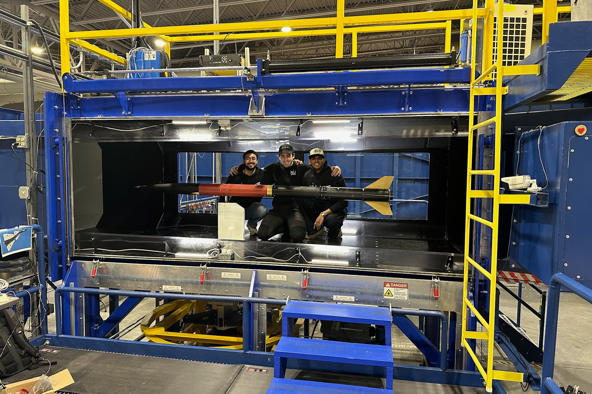 NUSTARS Completes Team-First Wind Tunnel Test