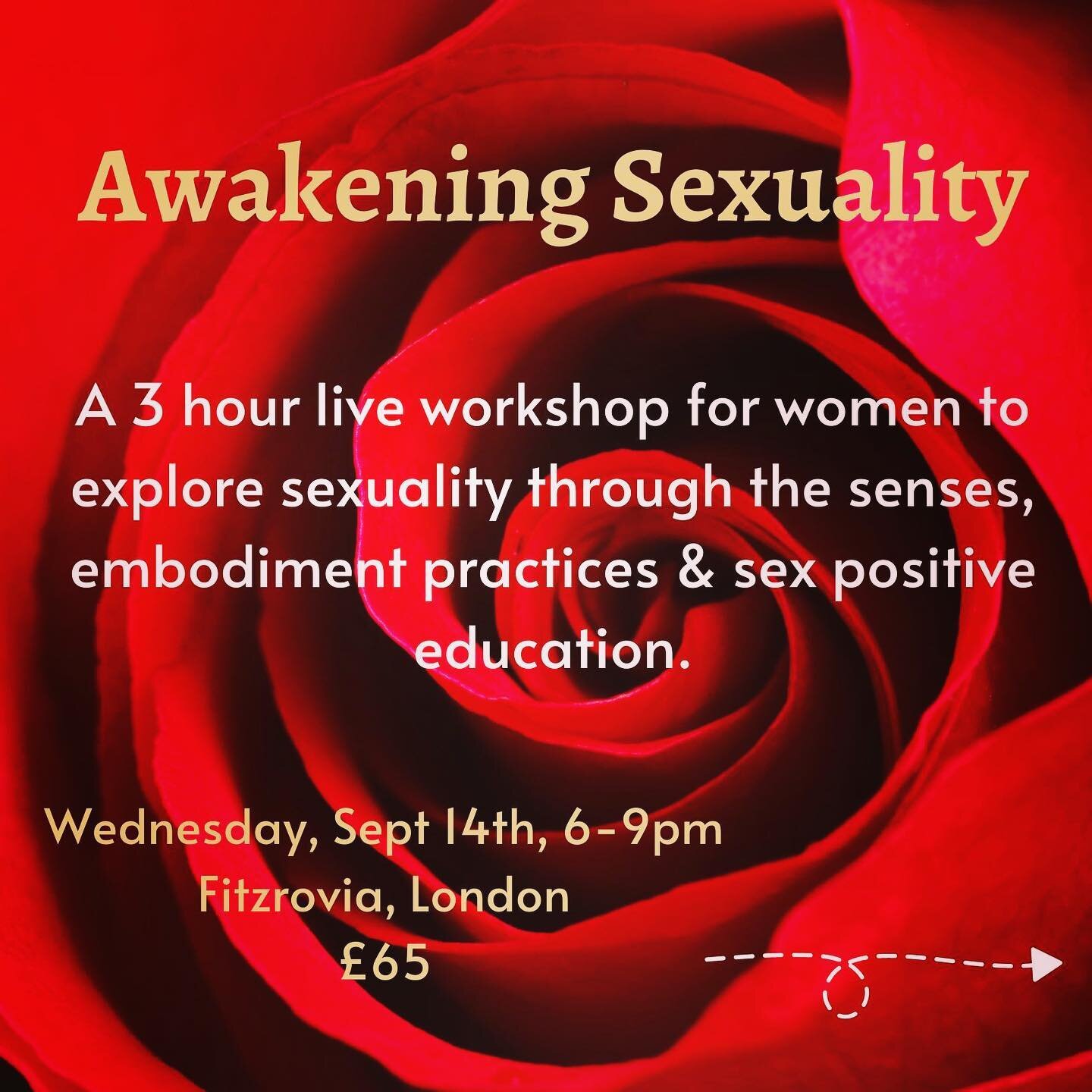 Upcoming in-person event in London - in collaboration with fellow practitioner / Sister (Victoria Kearns)🌟

During the 3 hour event we&rsquo;ll be exploring what sexuality means to you and how you can connect more deeply to this primal, powerful &am