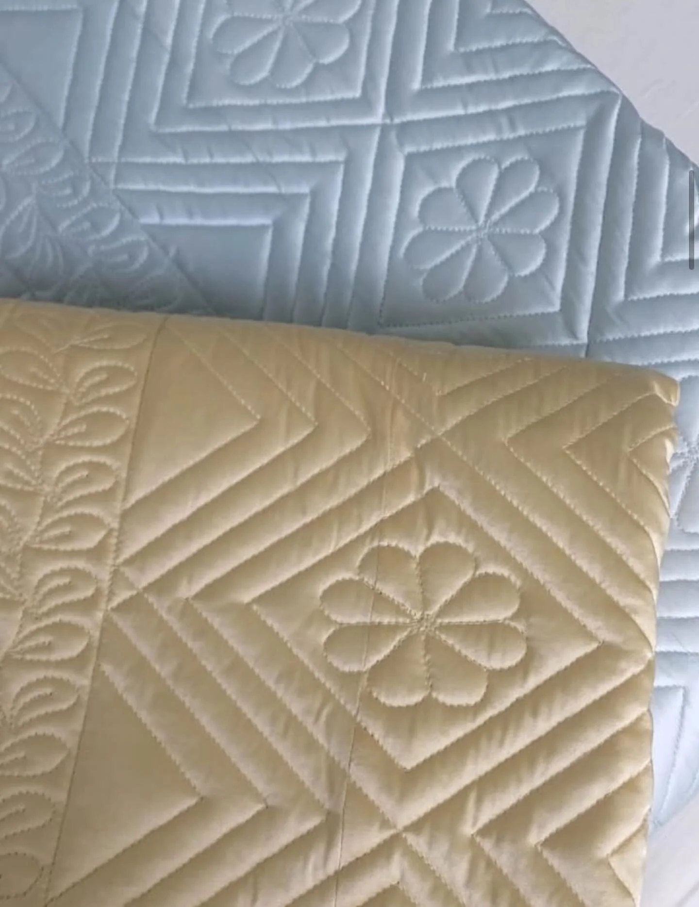 Custom silk quilt by @serendipitydelhi