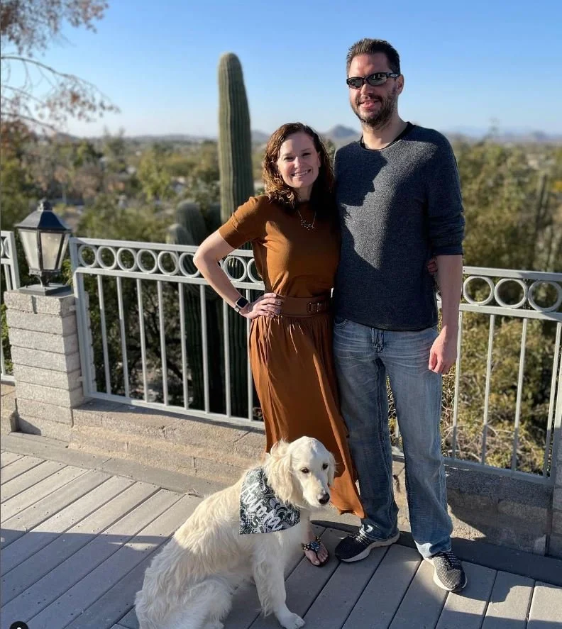 Kristin, Evan and Aurora Horstman
