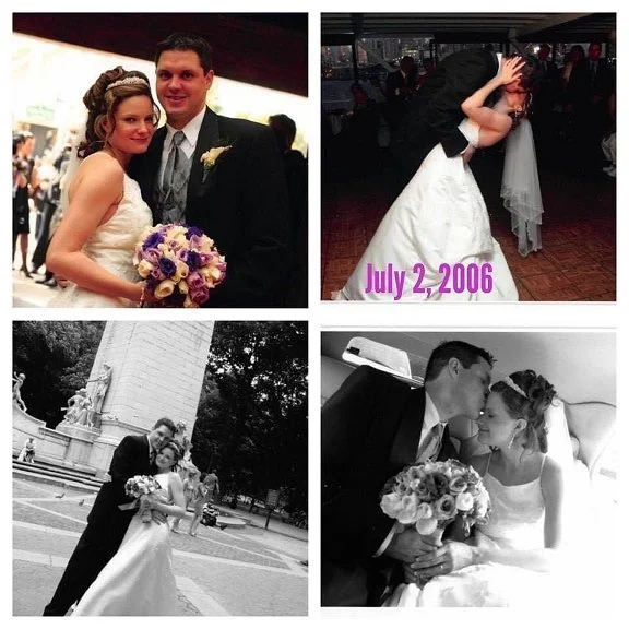 Kristin and Evan Horstman's wedding day July 2, 2006