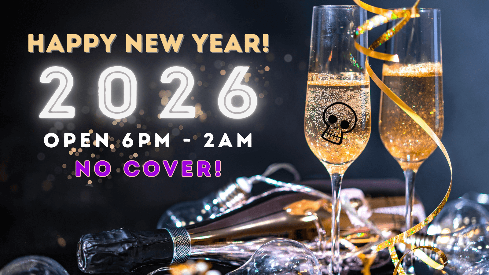 No Cover New Yea's Eve Party at Voodoo Cellar in Downtown Boise