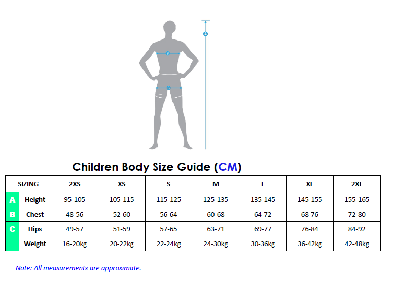Tri-ActiV8 triathlon kids ITU suit size.png