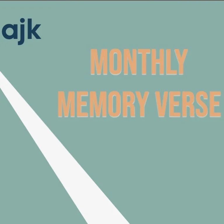 new month, new memory verse!! see you Sunday as we kick off an exciting new series 🦄