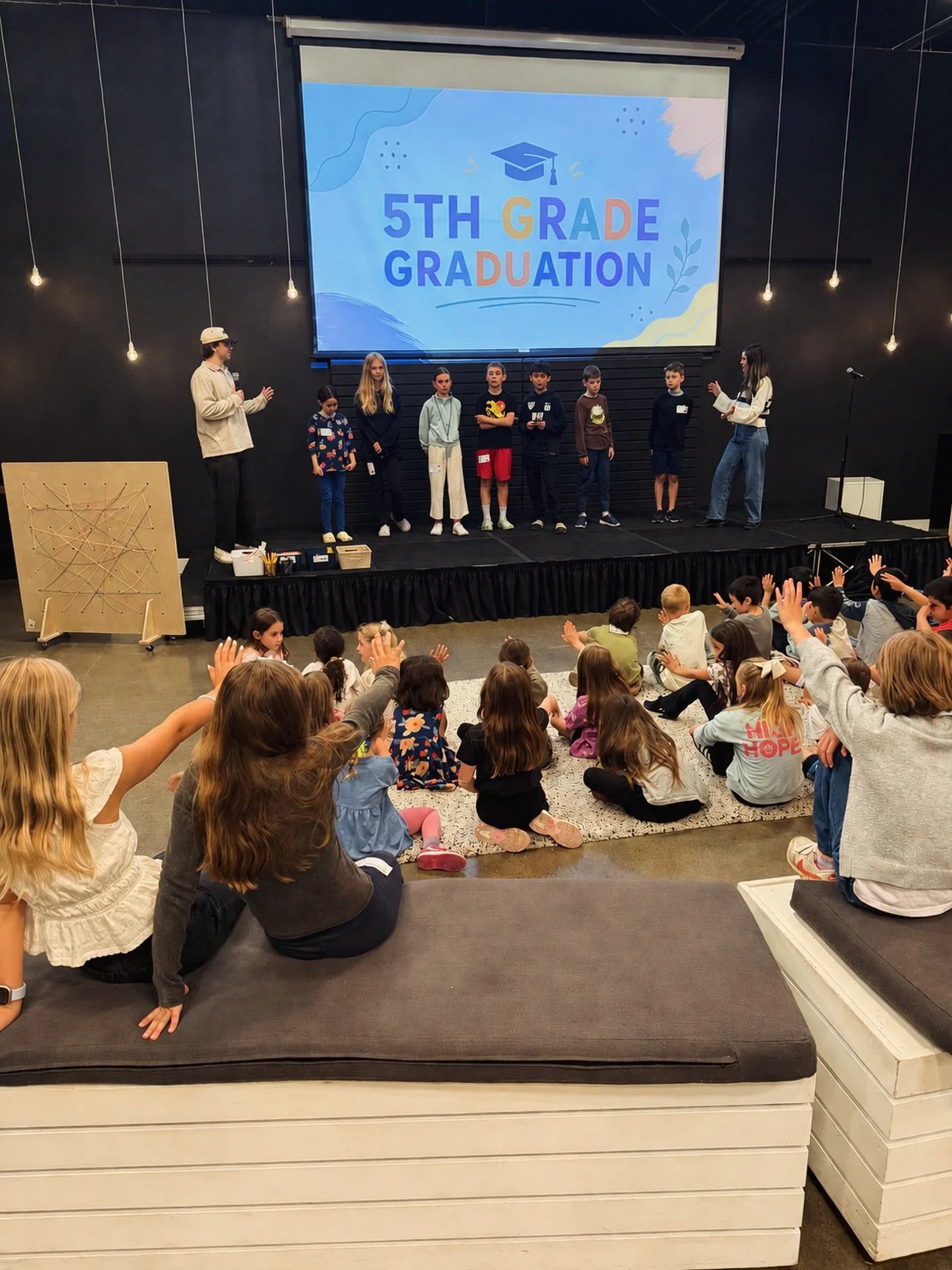 🎓💙 This Sunday, we prayed over our 5th graders as they head into A Jesus Youth. We&rsquo;ve loved having these amazing kids in AJK and watching them grow in faith along the way. We&rsquo;re so proud of them and excited to see all God has in store f