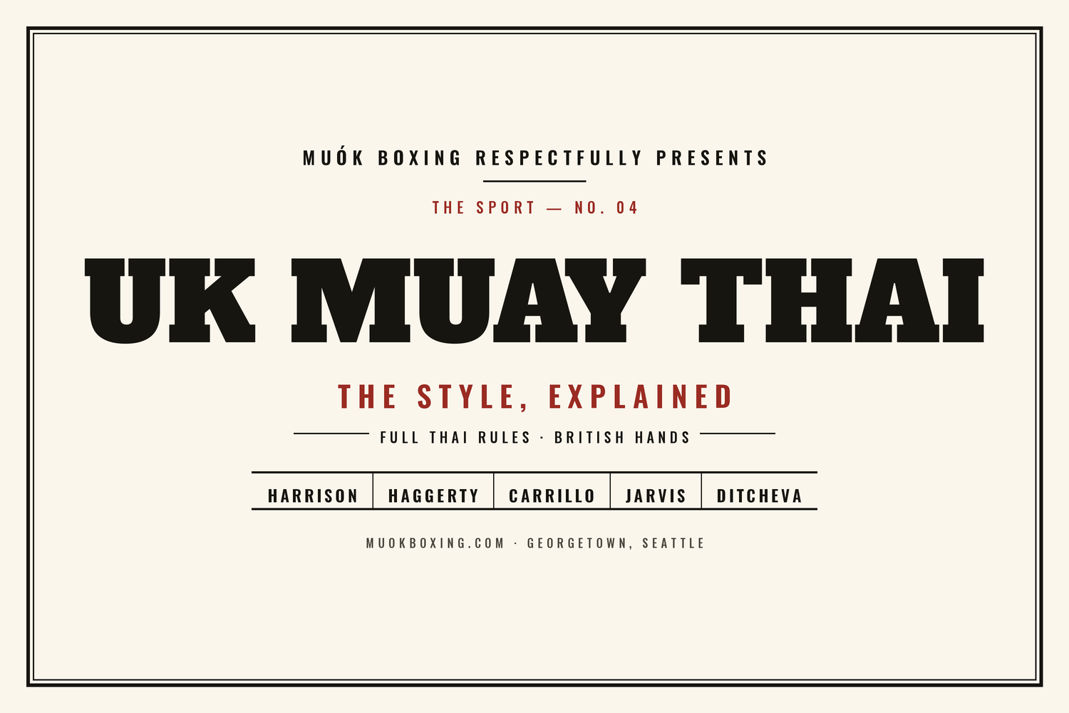 UK Muay Thai - The Style, Explained