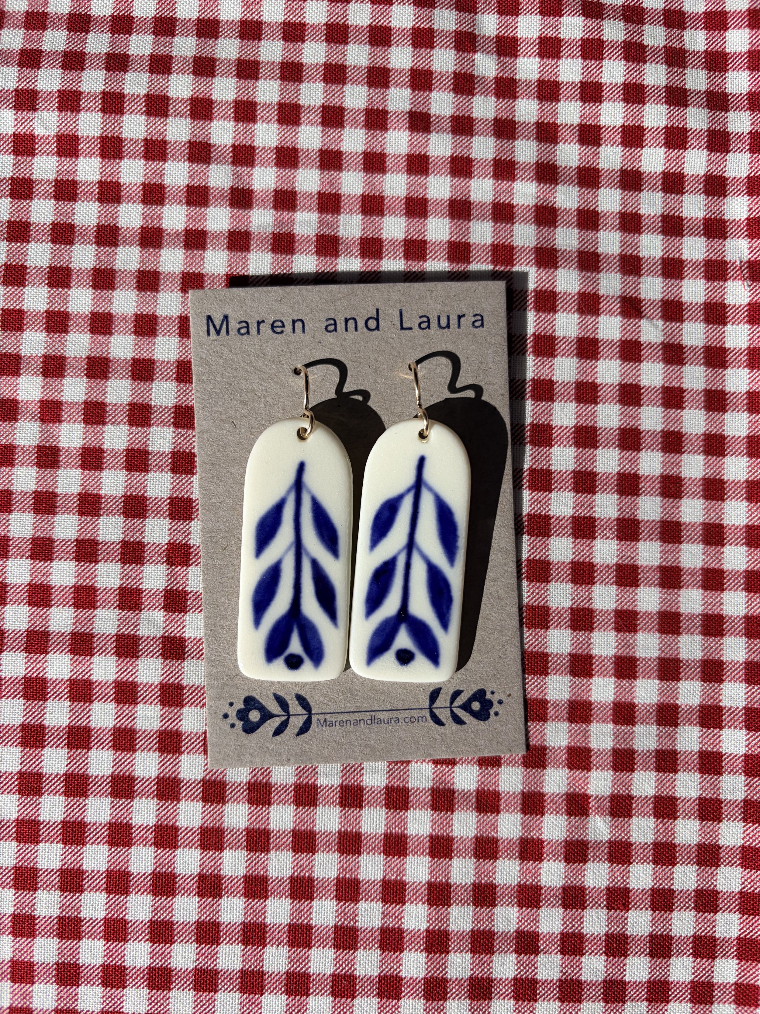 Rounded Rectangle Earrings - Large no.1