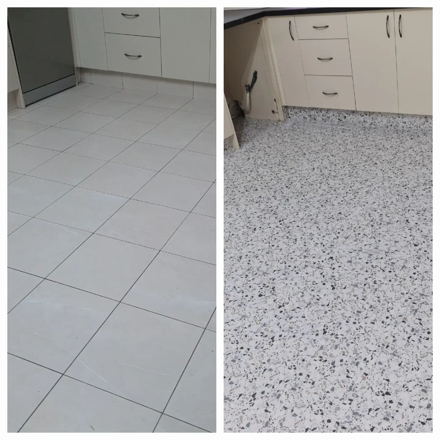 New kitchen tiles