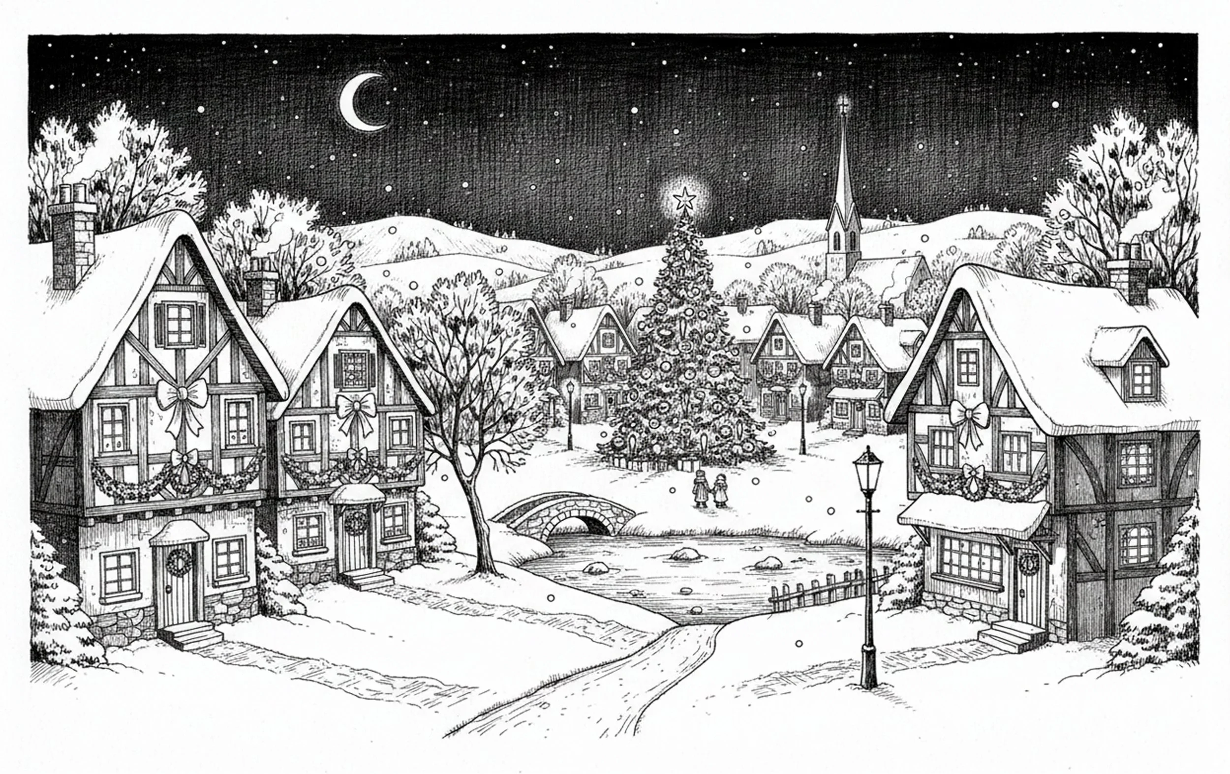 Christmas village drawing.jpg