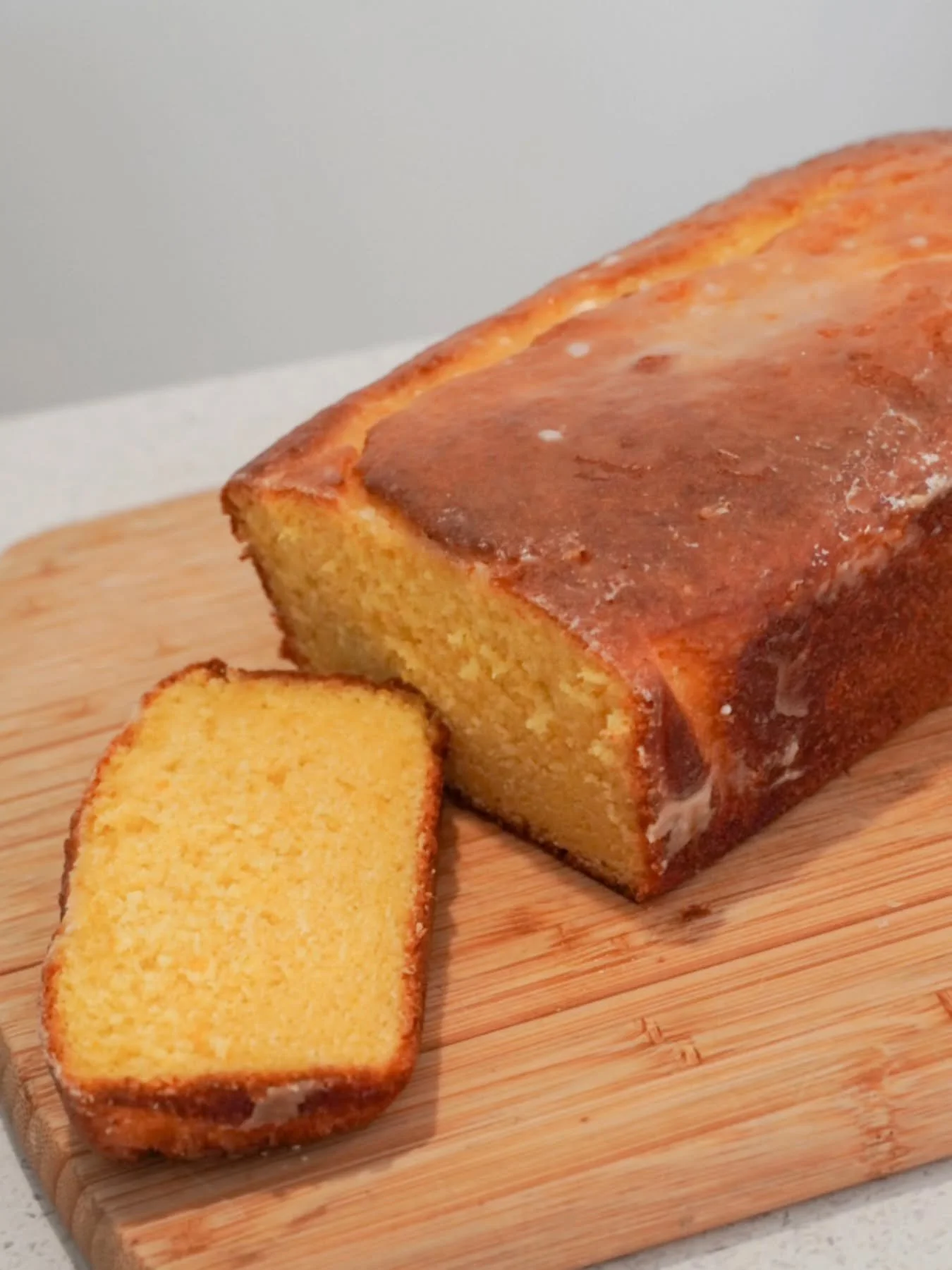 Introducing.......Home-style bakes!! I mean all my baked are baked fresh and at my home but.......

First item on the menu is an orange/Mandarin loaf. 

No fuss, no decoration, just delicious cake ready to be sliced and popped in the freezer, in the 