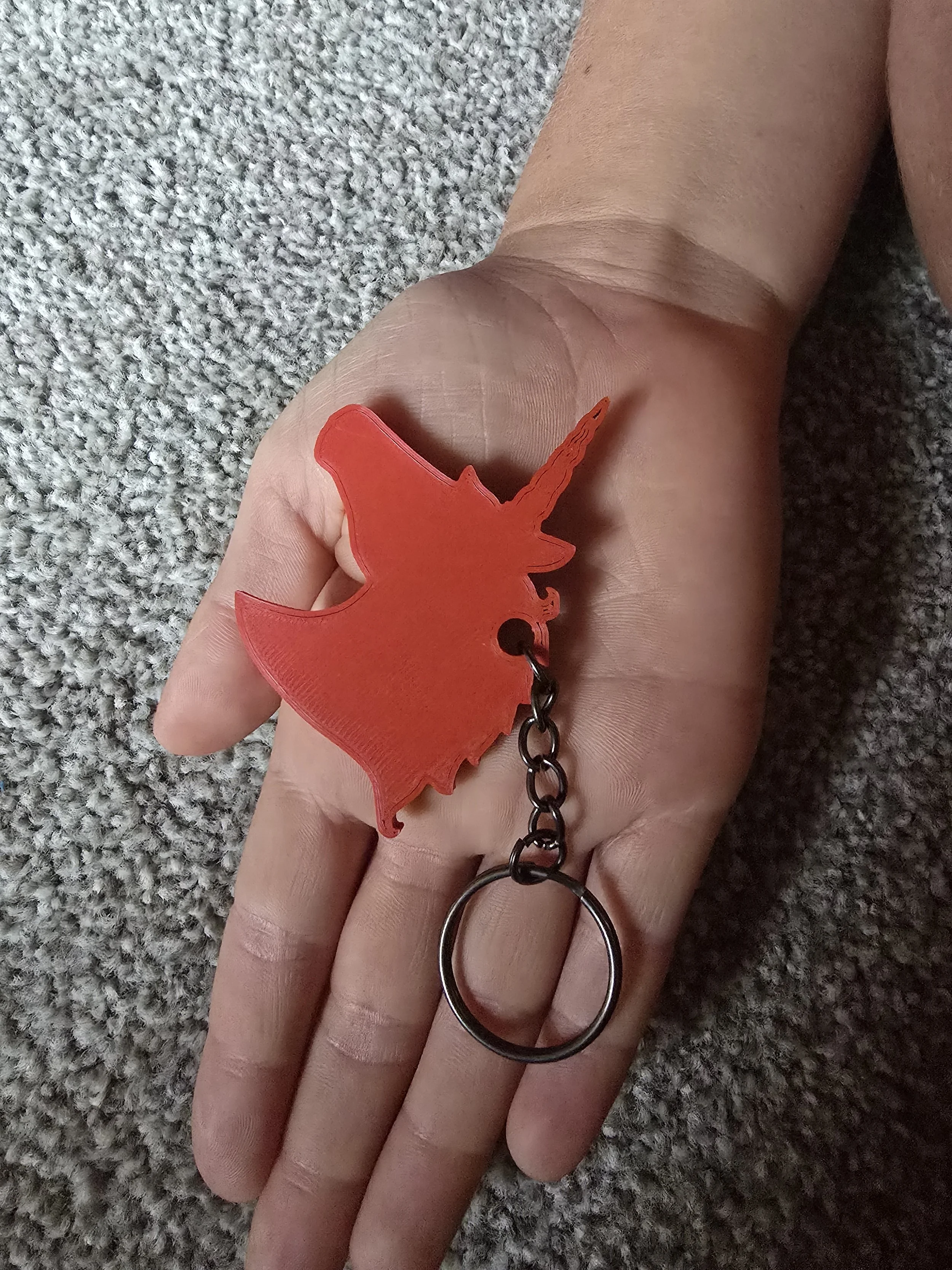 Unicorn keyring $2