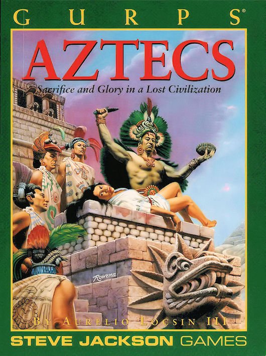 GURPS Aztecs - Role Playing Game Book for Steve Jackson Games