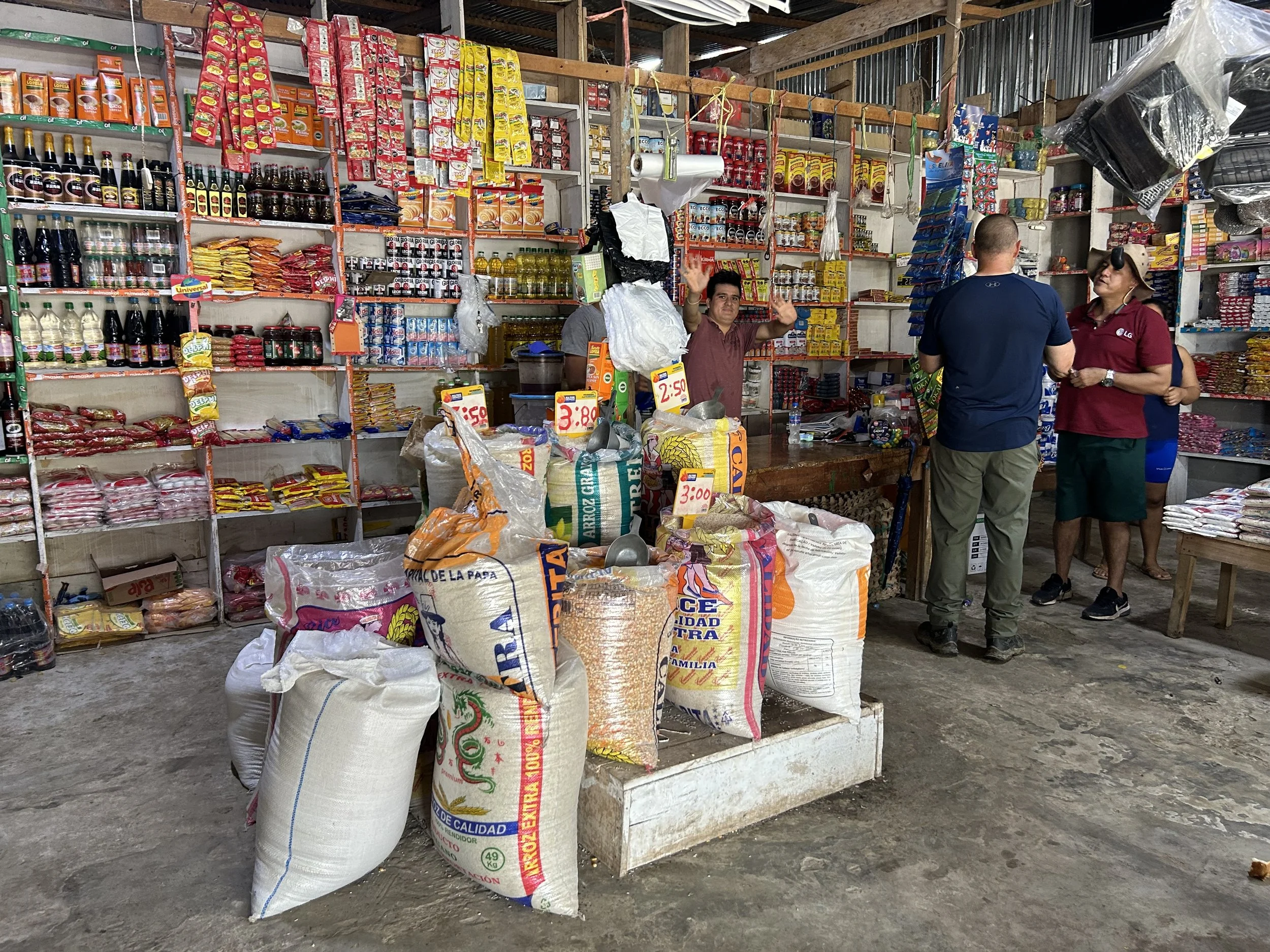 Shopping at Tamshiyacu