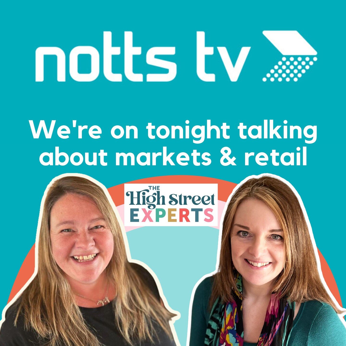We're on @notts_tv tonight so watch between 5.30-630 to hear us talking about markets and retail in Nottingham and beyond. #retailsupport #highstreet #retailadvice #savethehighstreet #nottinghammaker #binghammarket #makersmarket 
See you soon, Opheli