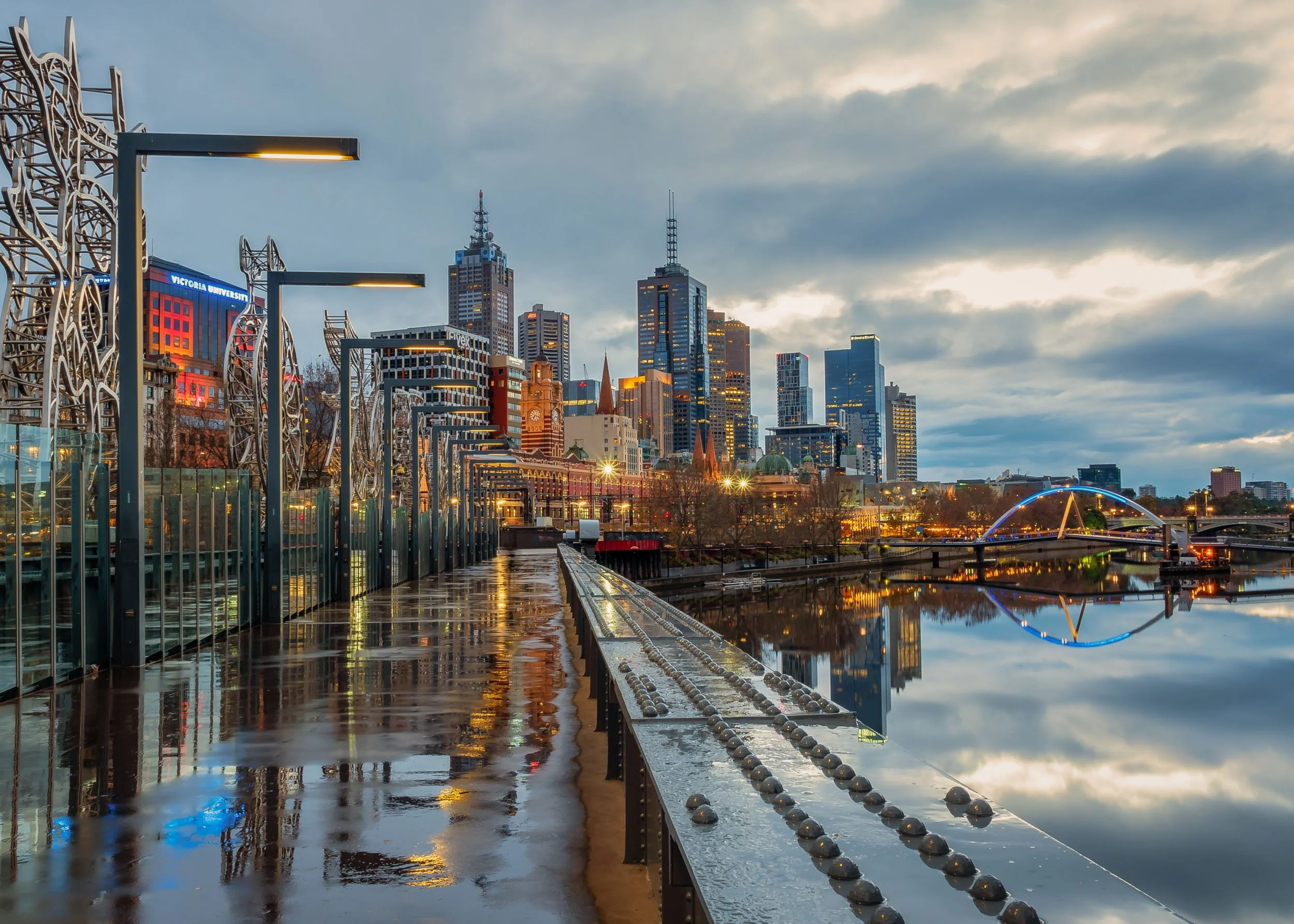 Reflections Of Melbourne In The Rain.jpg