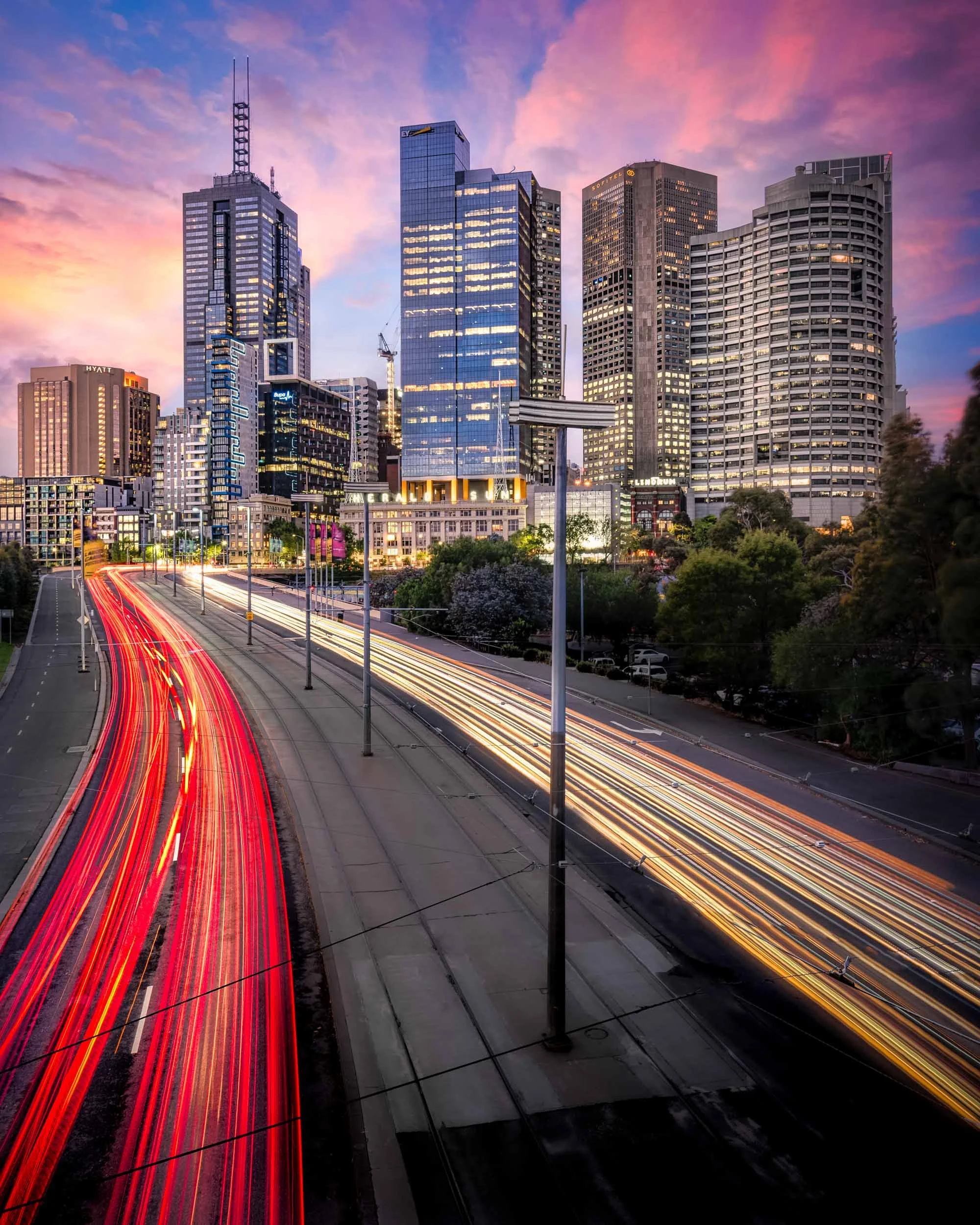 Melbourne Skyline Light Trails.jpg