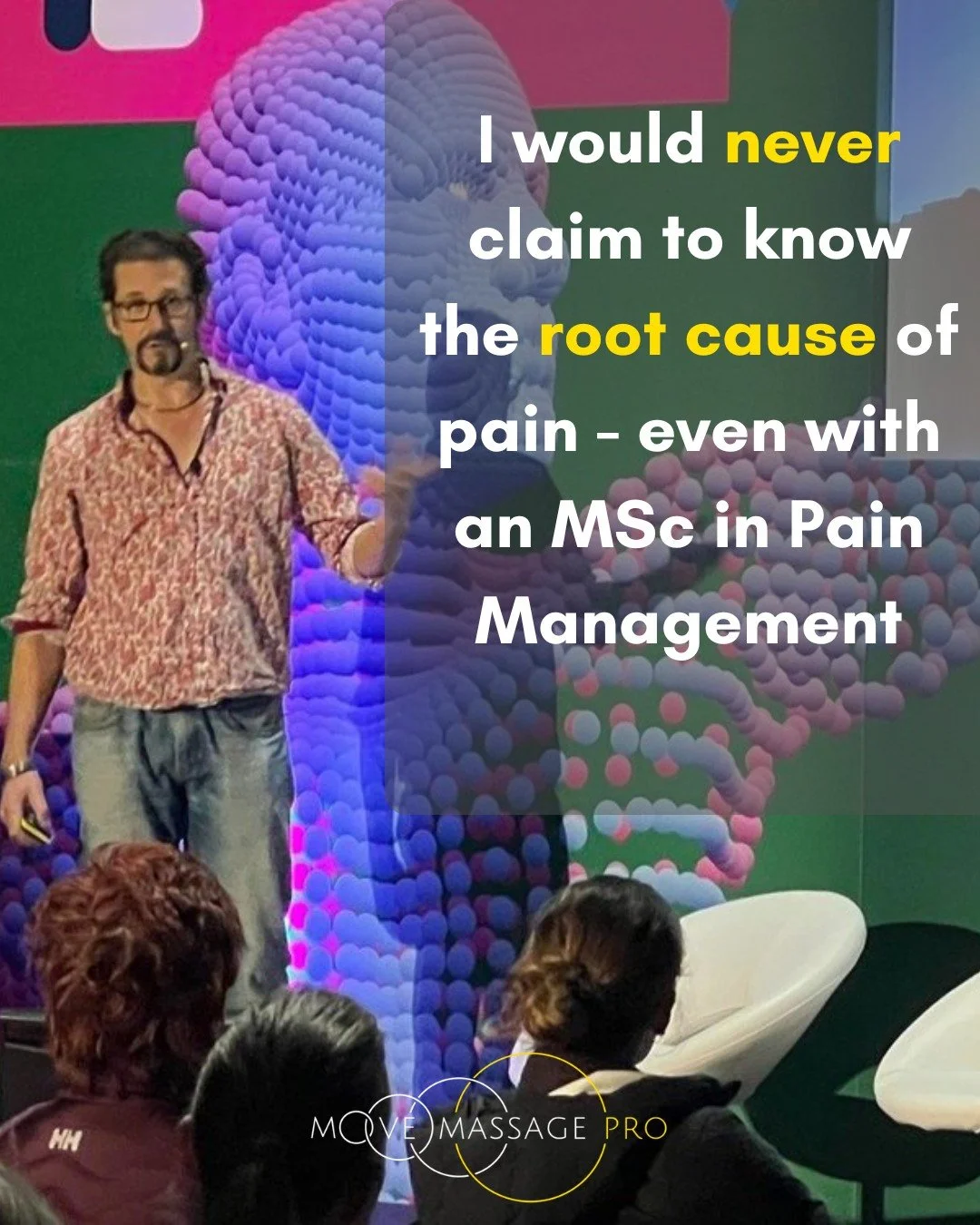Anyone marketing claims they to get to the root cause of pain, hasn't read enough. It's complex and individual.