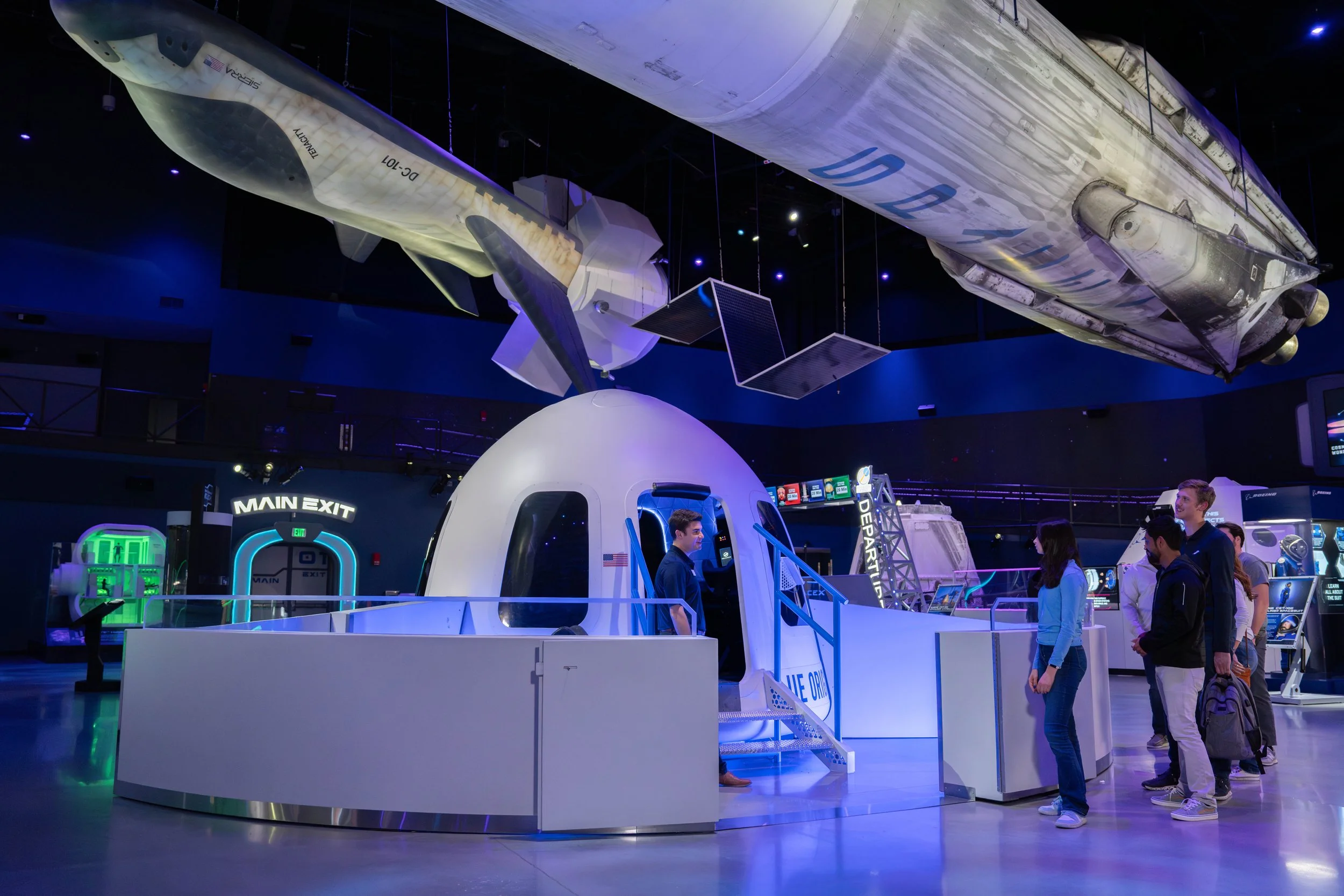 Blue Origin exhibit at Kennedy Space Center Visitor Complex opens