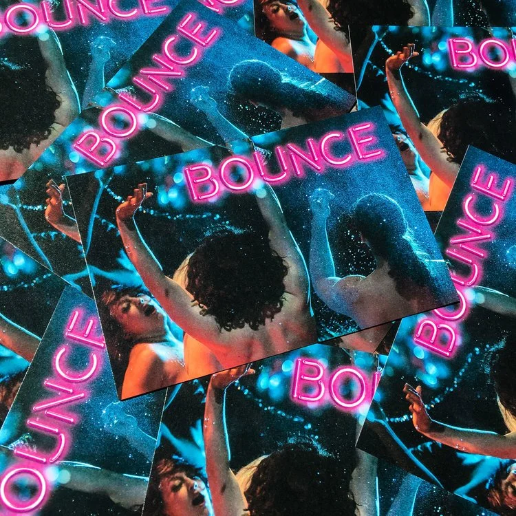 BOUNCE  typography, print design
