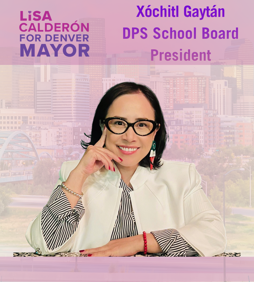 Dr. Lisa has stood by side and been a fierce supporter of mine as a Latina leader for many years.  She has been a supporter of public education, working families and issues that have impacted the Latino community.  She has faced these challenges with