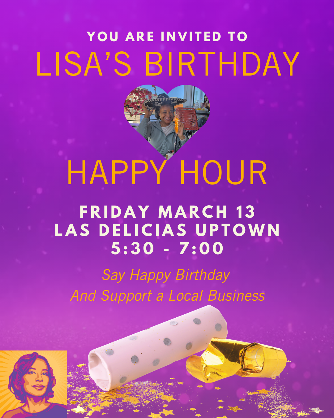 Lisa’s Birthday Happy Hour
