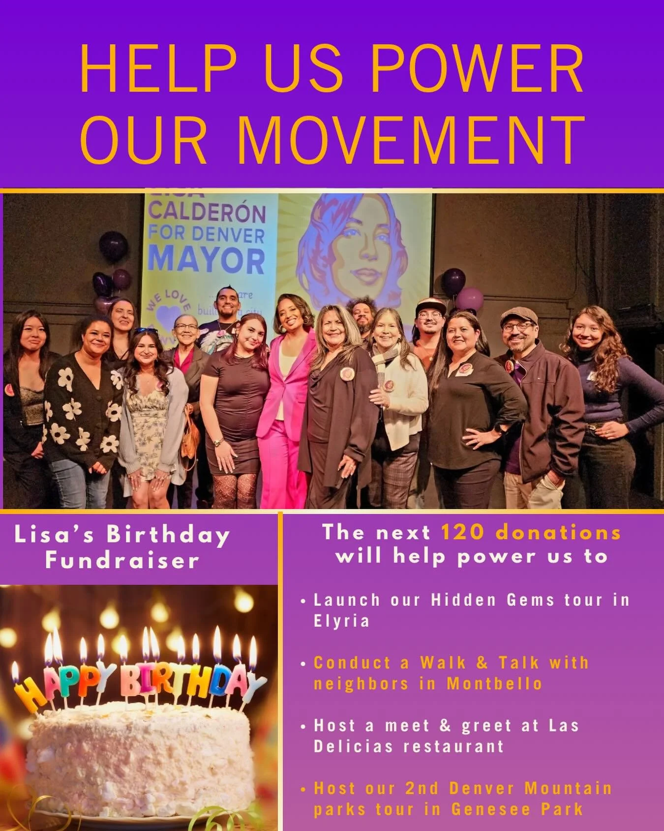 No gifts this year &mdash; just support for a movement that believes in Denver&rsquo;s future.

The next 120 donations will help us power community events across the city.

If you&rsquo;re able, chip in and help us keep building.
Let&rsquo;s make thi