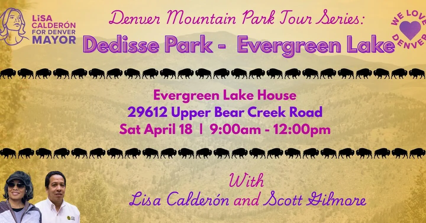 Fresh air, real conversations, and community. 

Come out to Evergreen Lake for the Denver Mountain Park Tour Series with Myself and Scott Gilmore. 

Link to register in bio! 💜