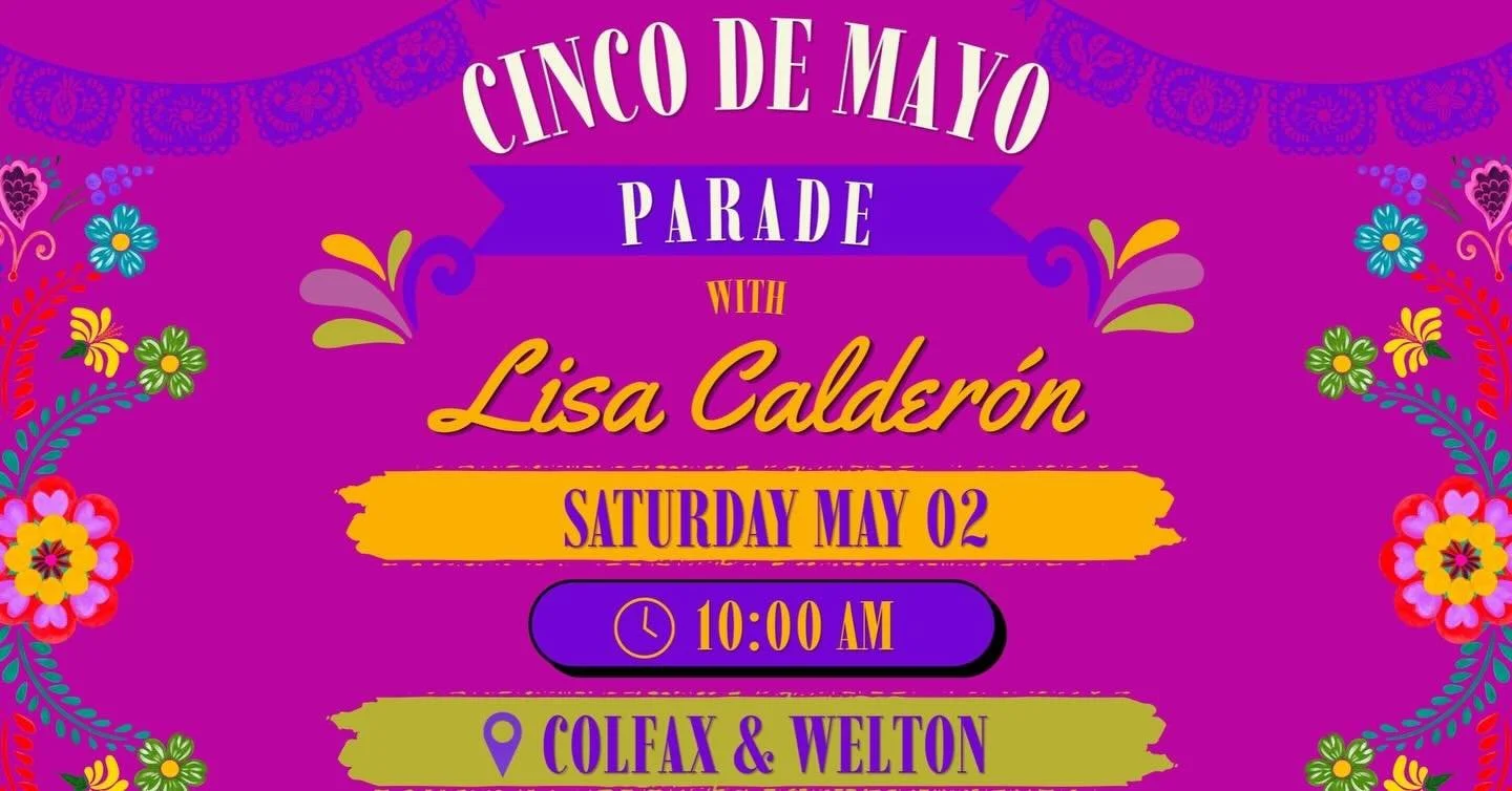 Join the We Love Denver Team on May 02 as Lisa Calderon marshals the Cinco de Mayo Parade! We will be celebrating our amazing community and culture here in Denver. If you can&rsquo;t make it to the parade, be sure to stop by our booth! 💜

RSVP : htt