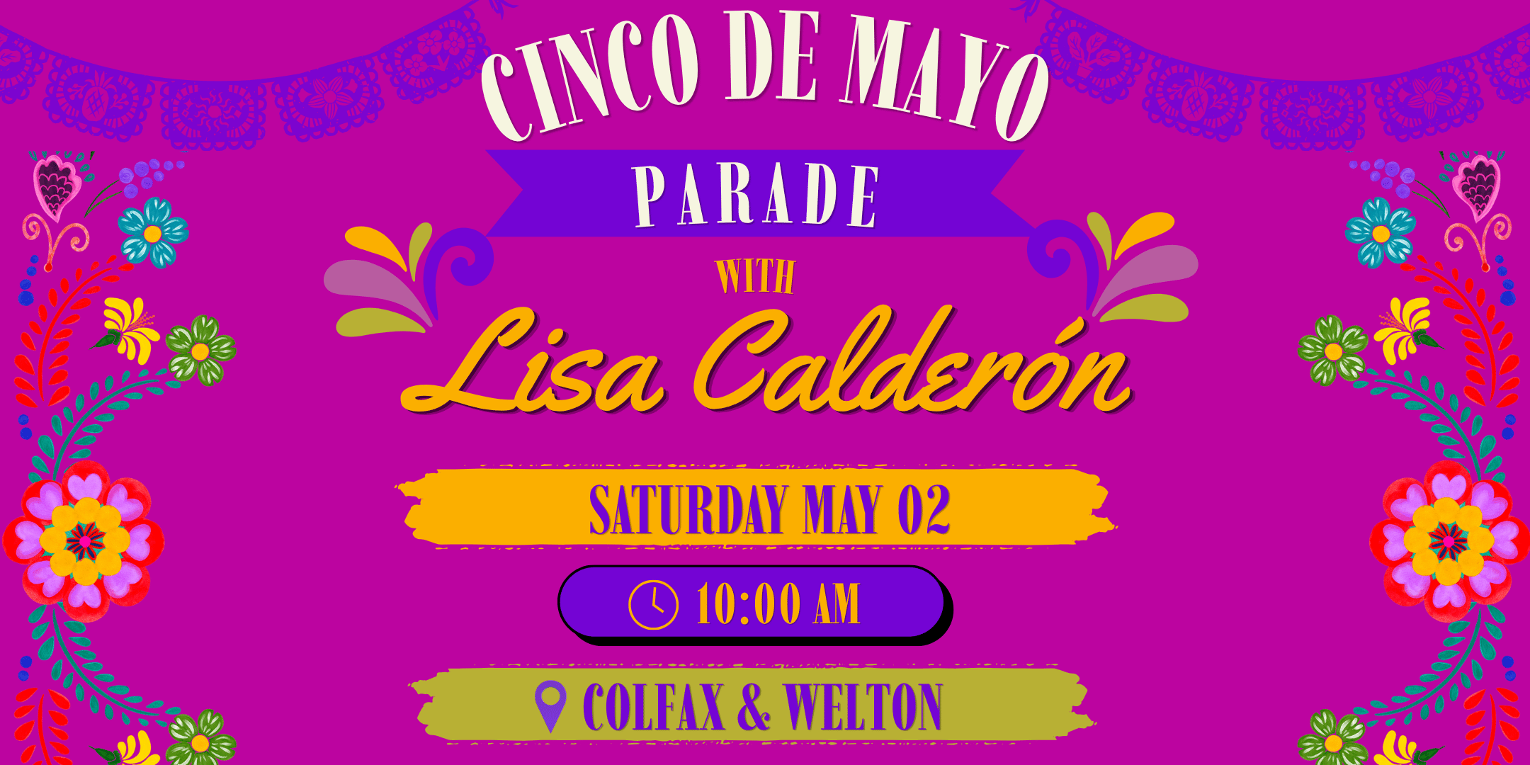Cinco de Mayo Parade - March with Lisa