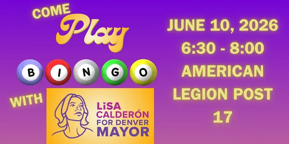 Community Bingo Night with Dr. Lisa Calderón