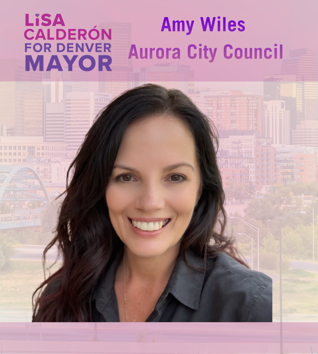 Lisa Calderón puts people first.  She focuses on affordable housing, community safety, economic opportunity-and she'll defend our immigrant neighbors with dignity.  She is the leader Denver needs.