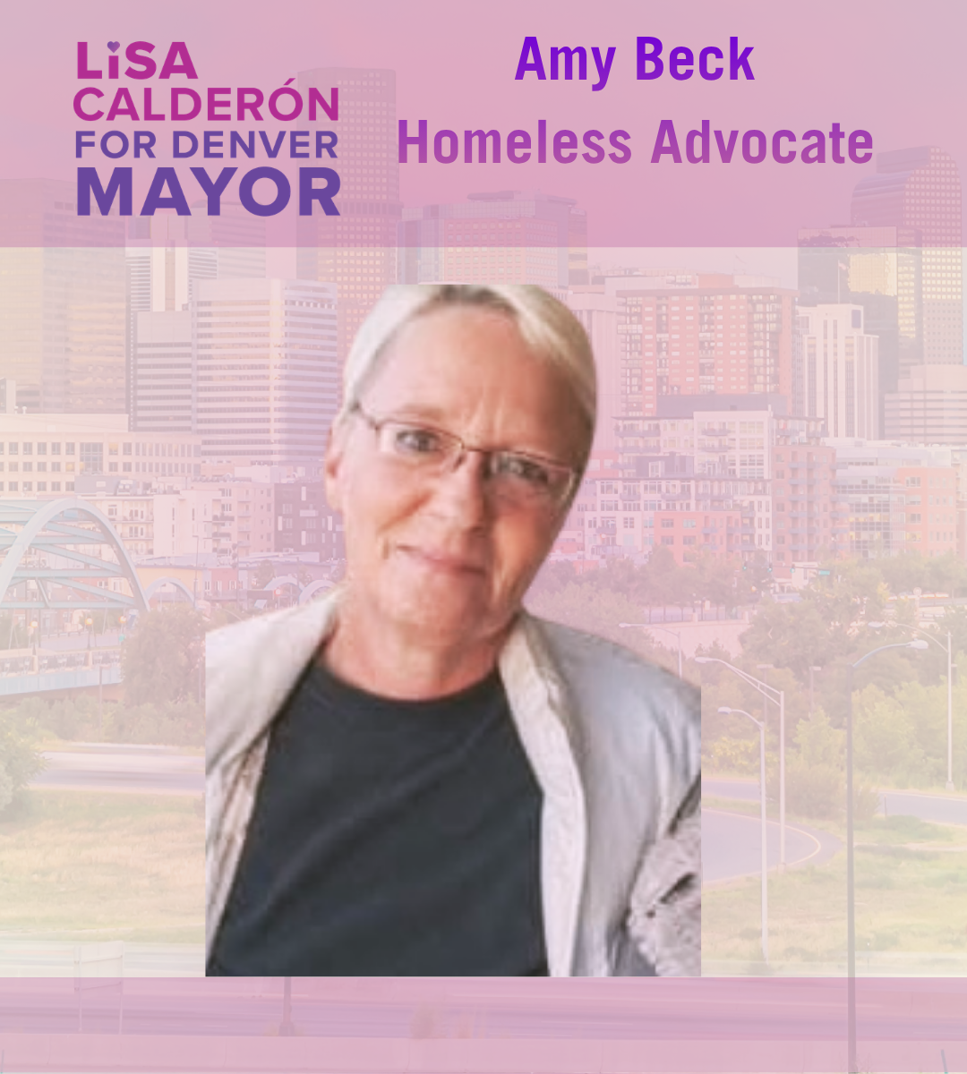 I wholeheartedly endorse Lisa Calderón for Mayor of Denver.  She stands out as a leader who truly listens with compassion to every voice in our community. From engaging with residents in Five Points, to listening to members at community events, she i