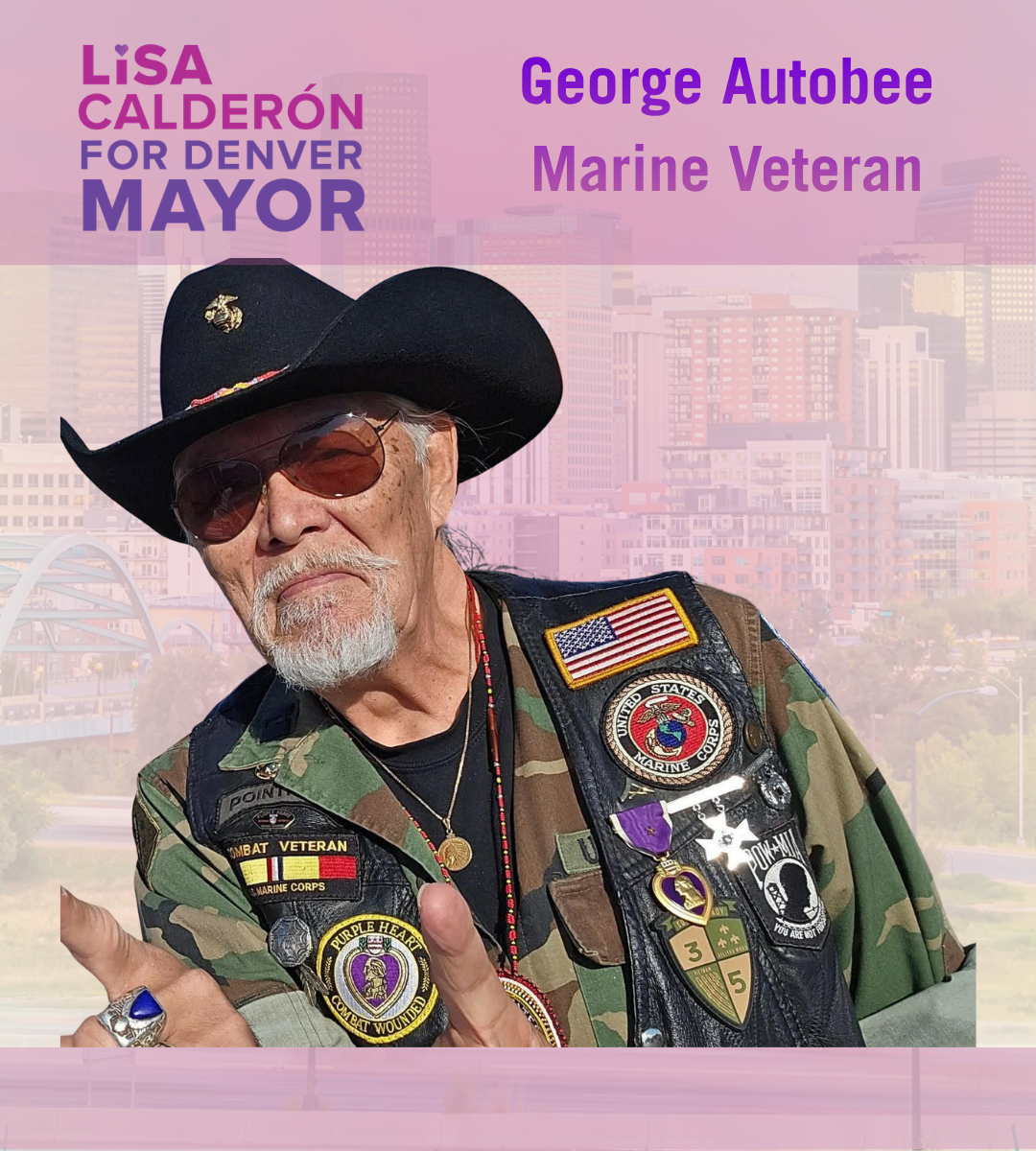As a Marine Veteran, I know what it means to fight for what matters, and Lisa Calderón is that kind of fighter- someone who gives you their all, is disciplined in her actions, has grit, and sacrifices for others. I know that Lisa will fight for the D