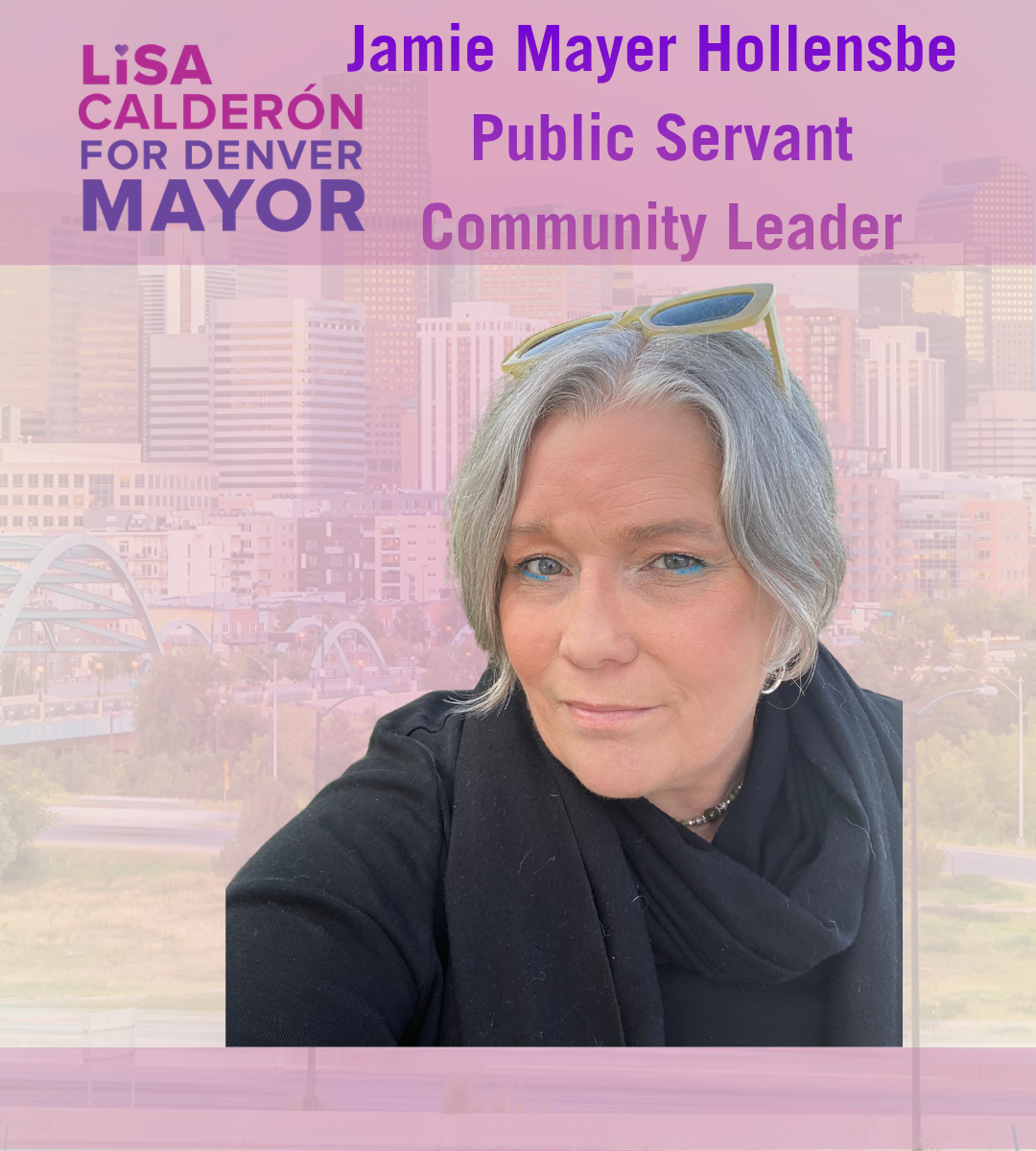 As a longtime resident and longtime City of Denver employee, I've seen many Mayors come and go.  I say wholeheartedly that Lisa is by far the most exciting candidate I've seen.  She puts residents, community, and justice for all as her top priority. 